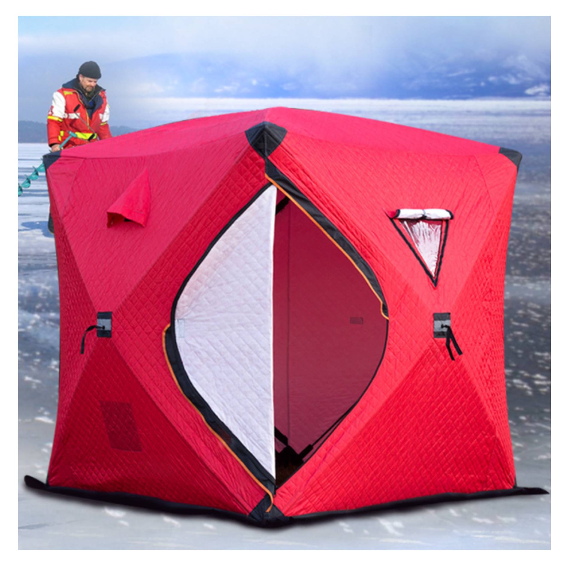 Winter Fishing Cotton Quick Open Tent 3