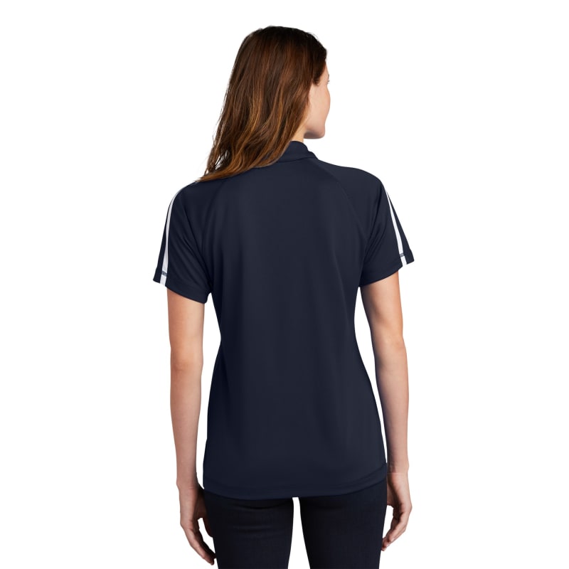 Sport-Tek Women's PosiCharge Micro-Mesh Colorblock Polo. 29