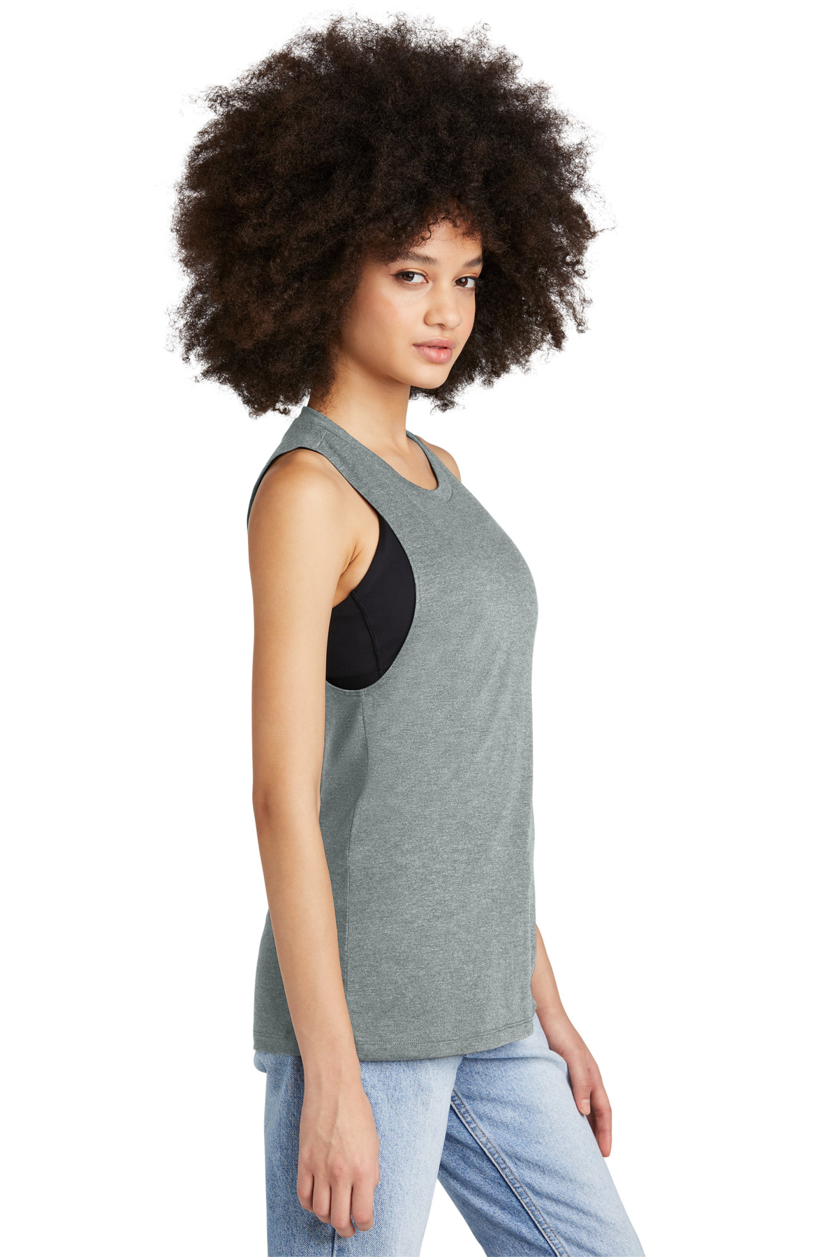 District Women's Perfect Tri Muscle Tank DT153 23