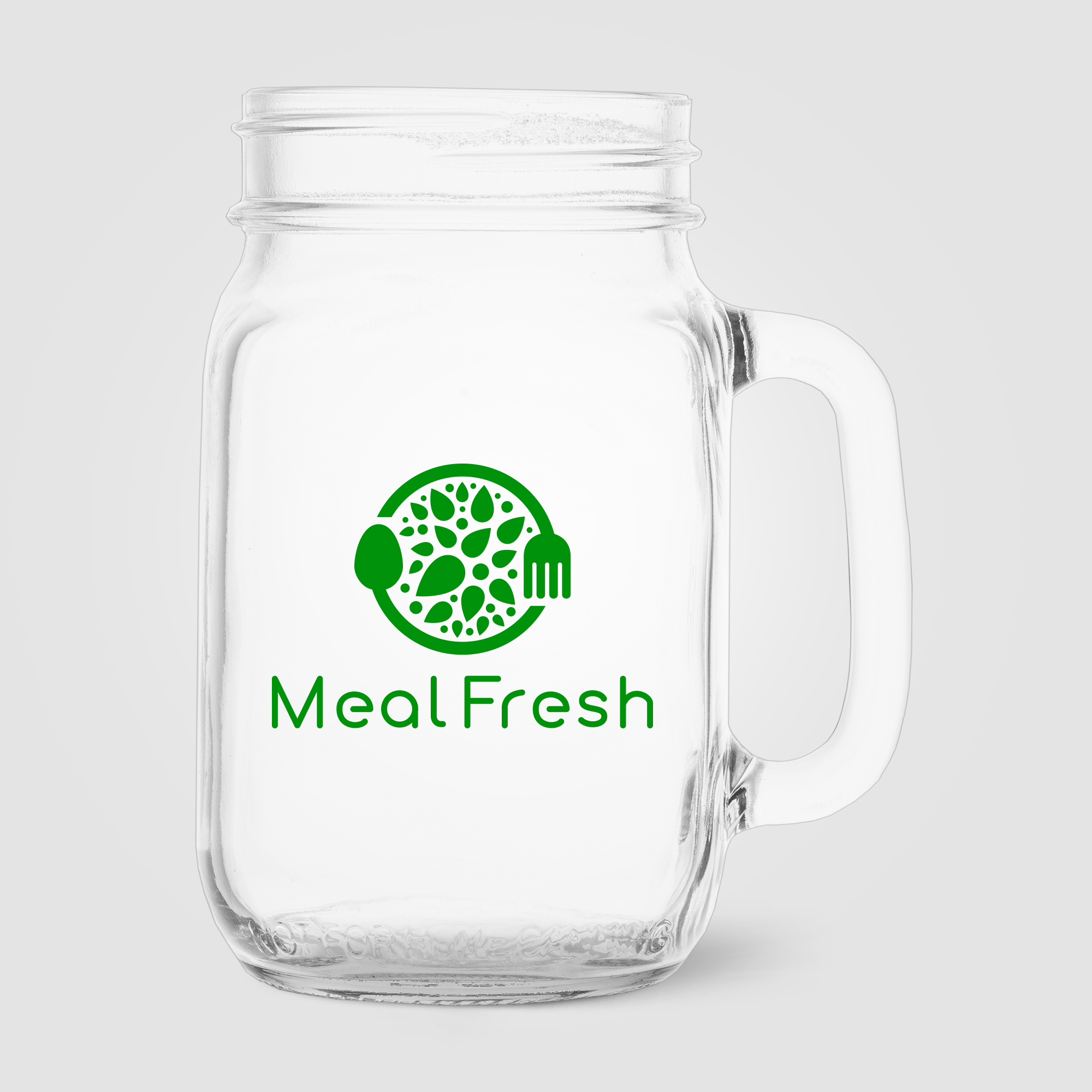 Root Handled Jar Glass - 16 oz. 10