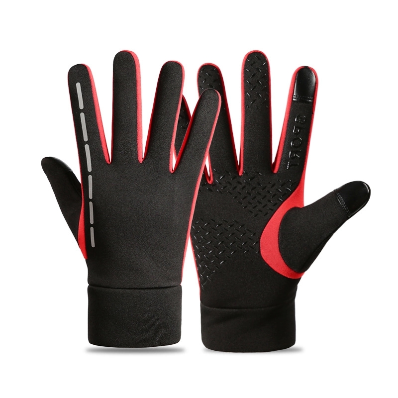 Touch Screen Winter Gloves With Reflective Strap 2