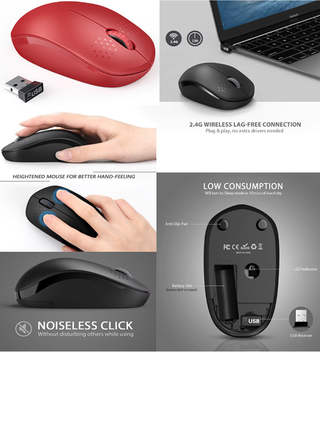iBank ® Wireless Mouse for Laptop, PC, Tablet, Computer and Mac 1