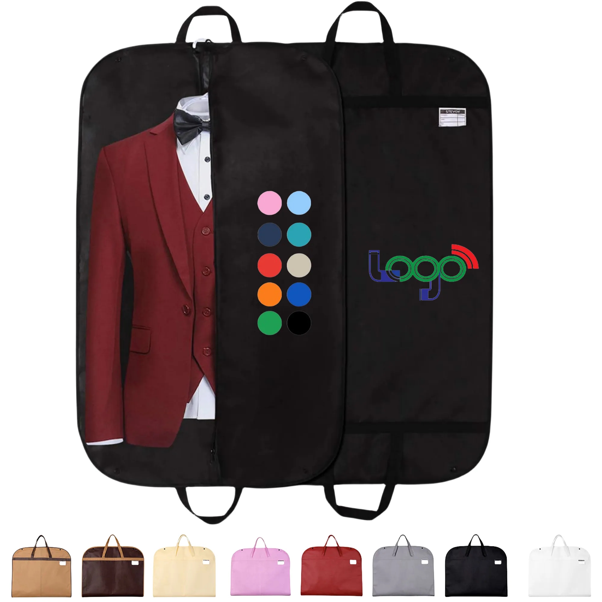 Custom Logo Non-Woven Suit Dust Cover 1