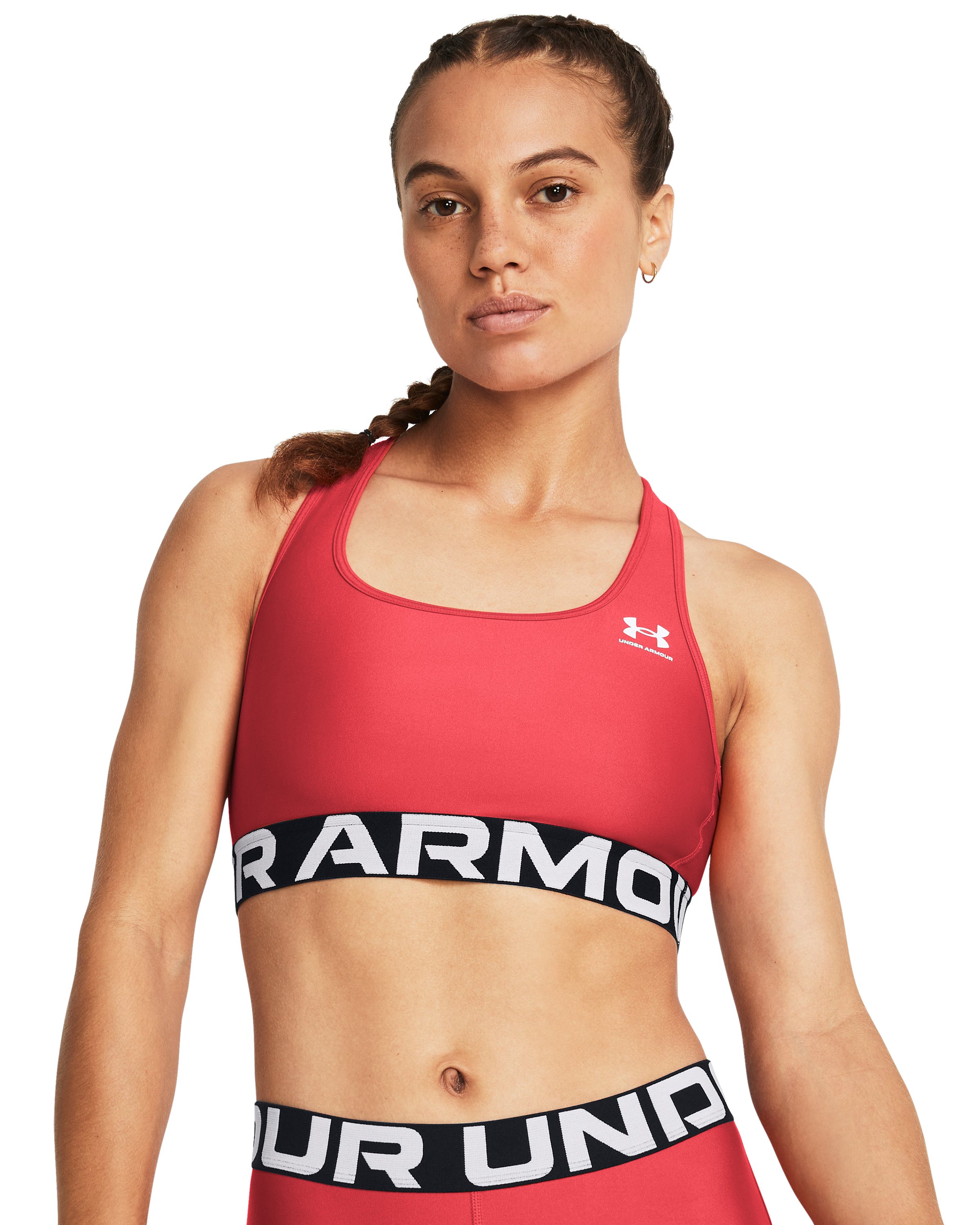 HeatGear Mid Branded Women's Sports Bra 18