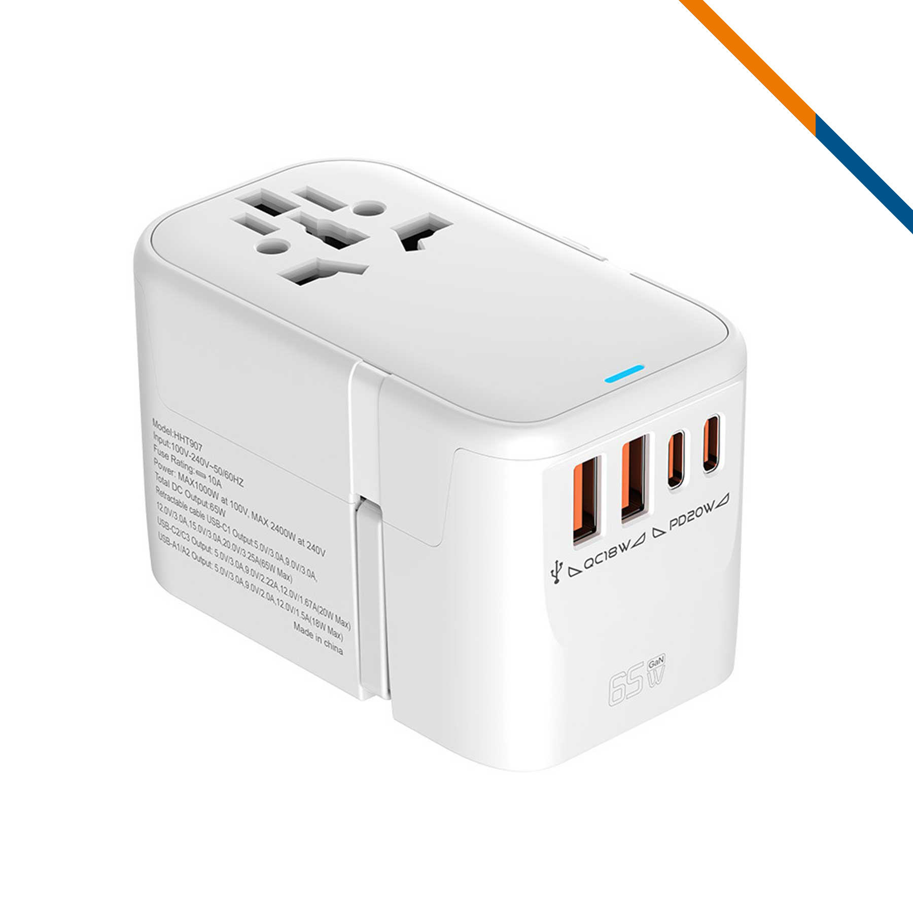 Keila Fast Charging Universal Adapter 8