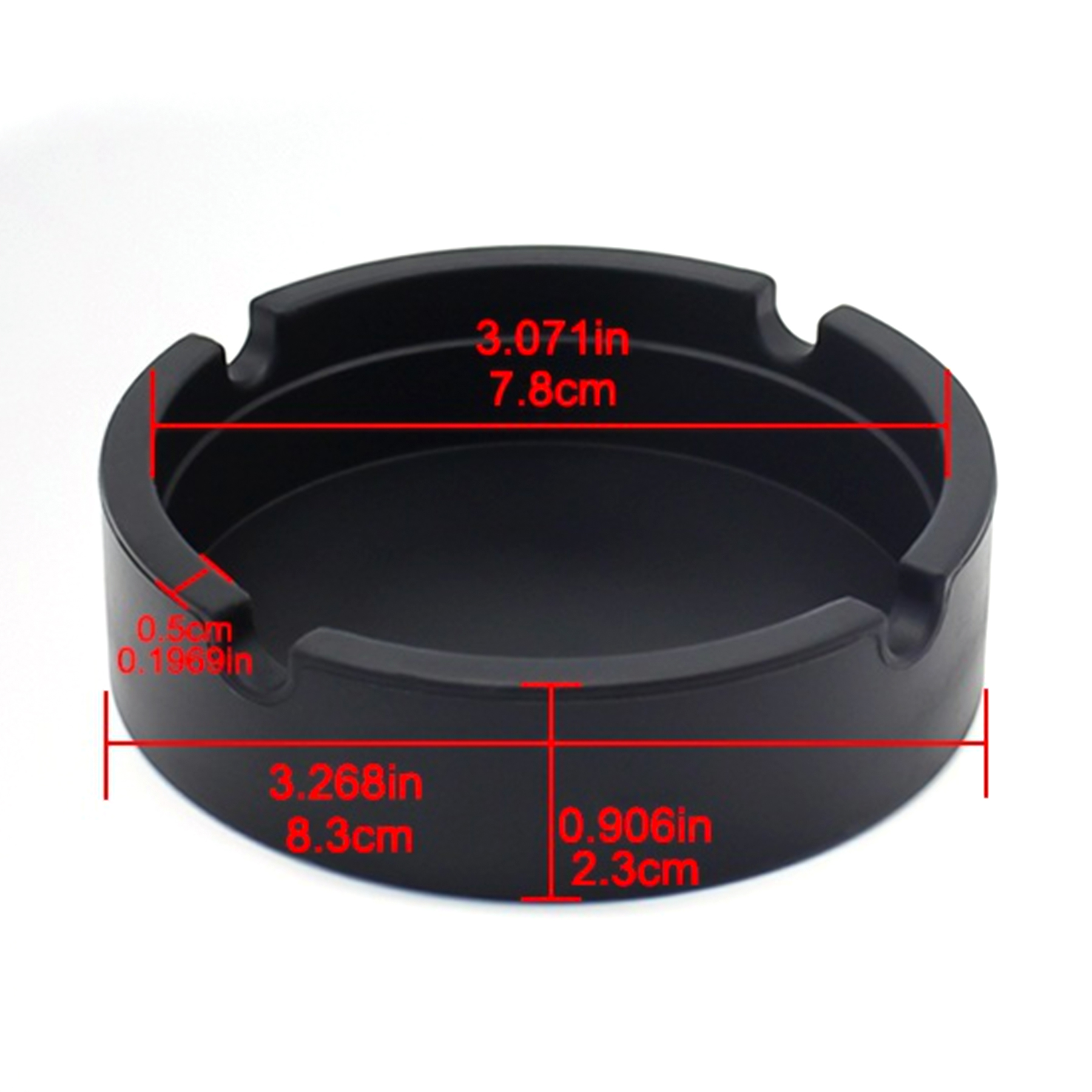 Circular Silicone Ashtray 1