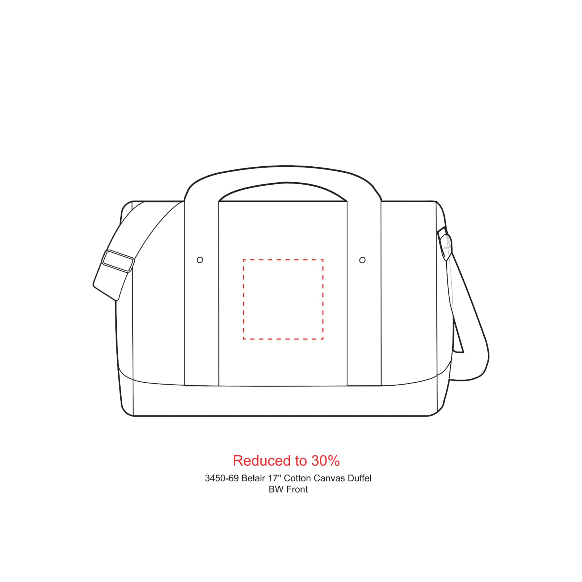 Belair 17" Cotton Canvas Duffel 14