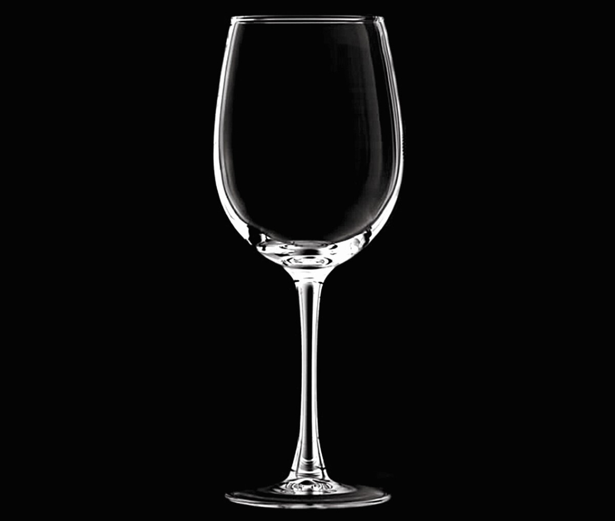 12 Oz. Screen Printed Wine Glass 4