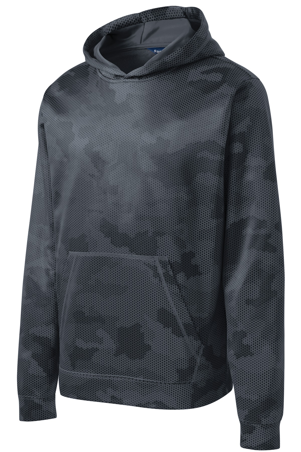 Sport-Tek Youth Sport-Wick CamoHex Fleece Hooded Pullover. YST240 16