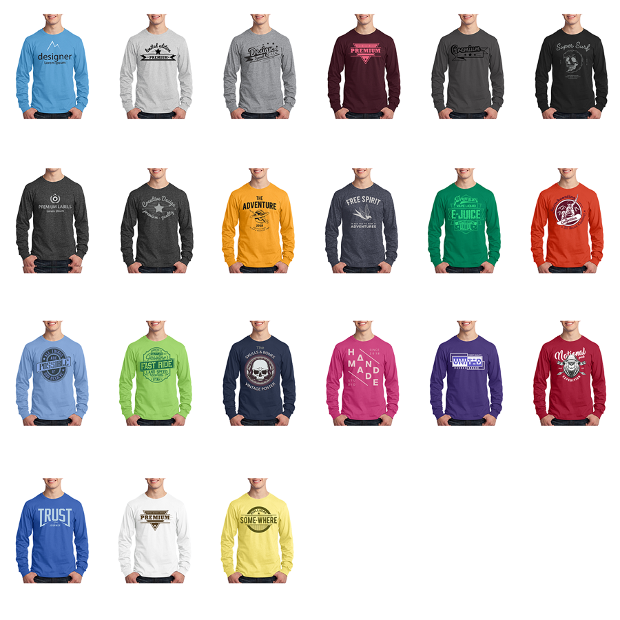 Port & Company Long Sleeve T-Shirt 5.4 oz 25