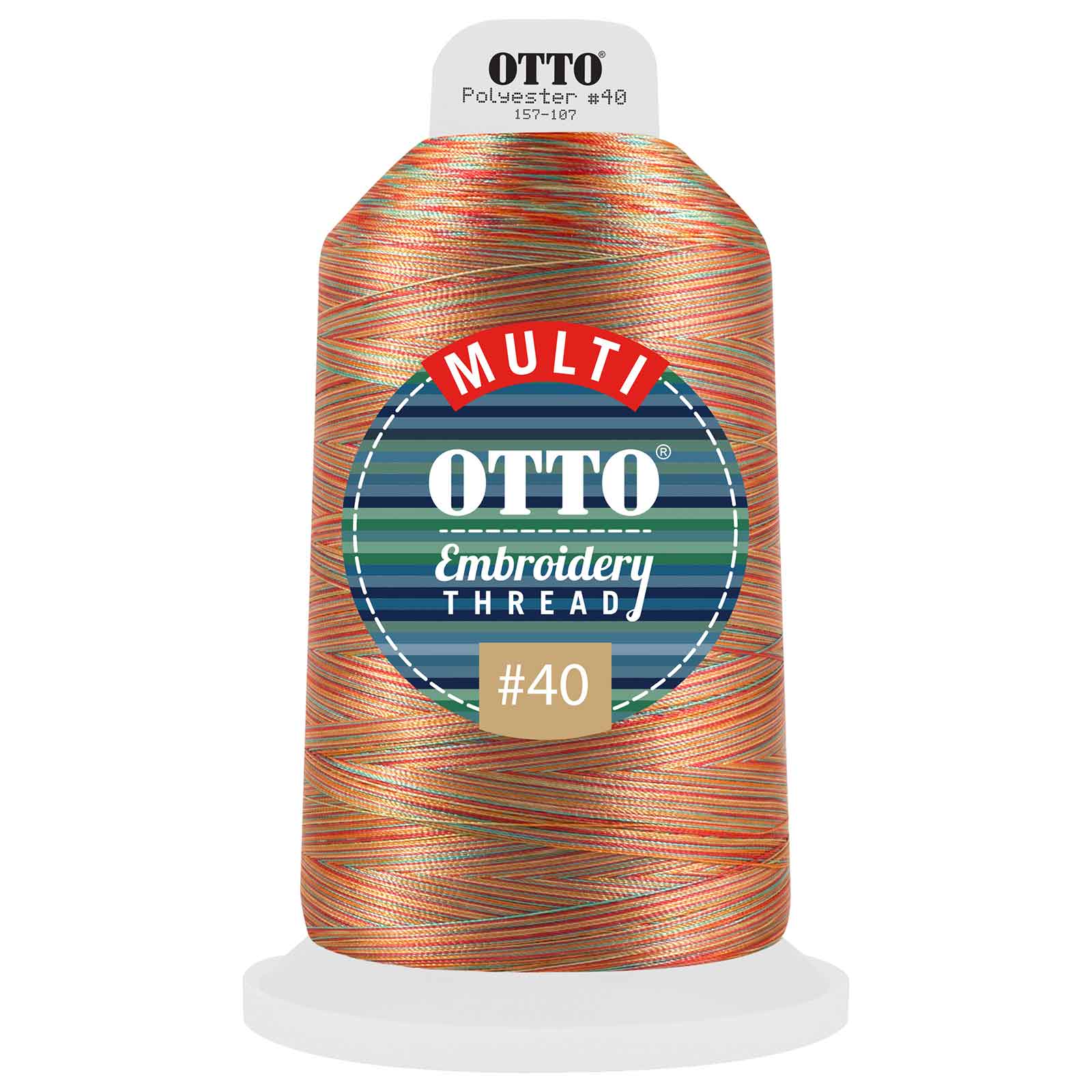 OTTO Embroidery Multicolor Thread #40 5,500 yd. King Cone 9