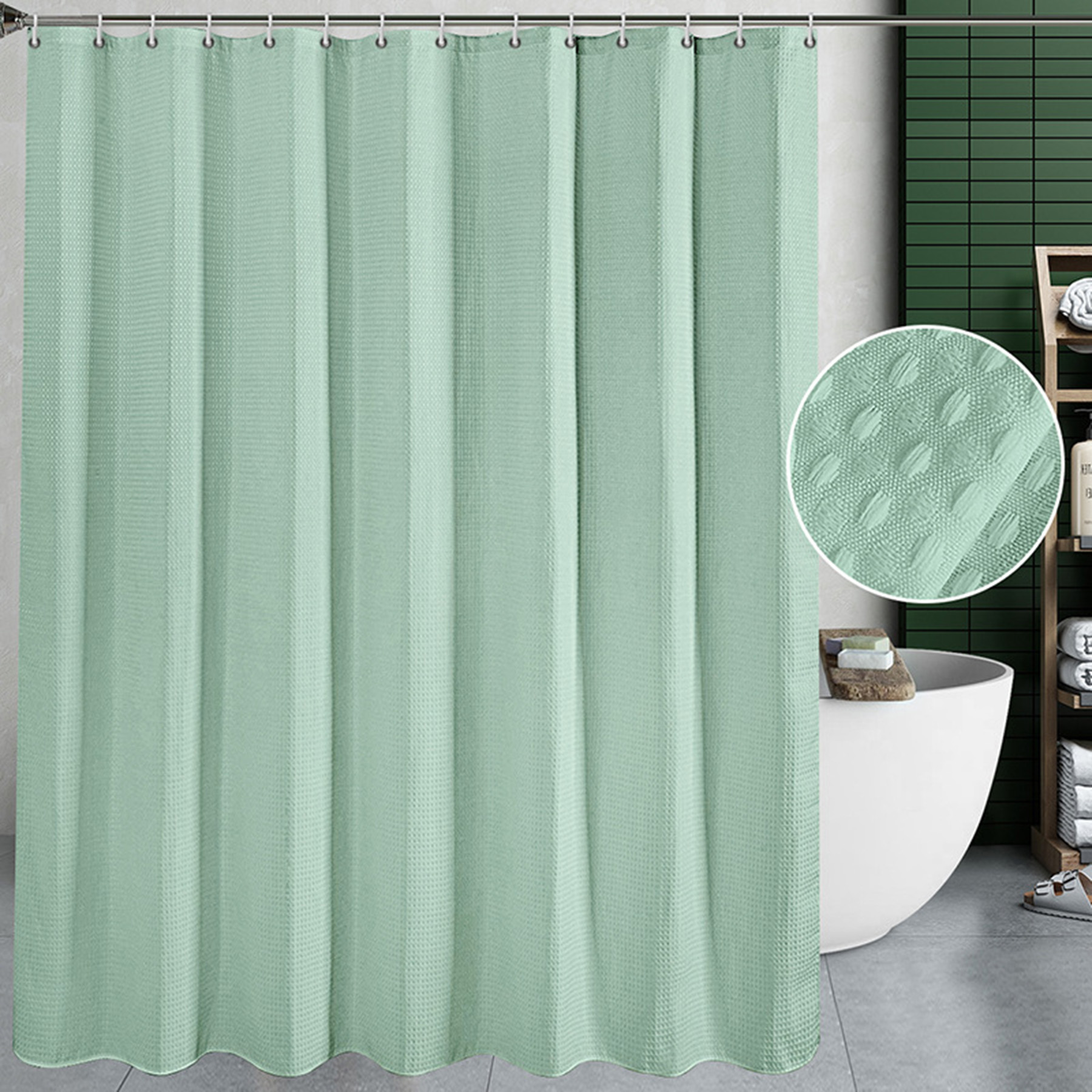 Weave Shower Curtain 2