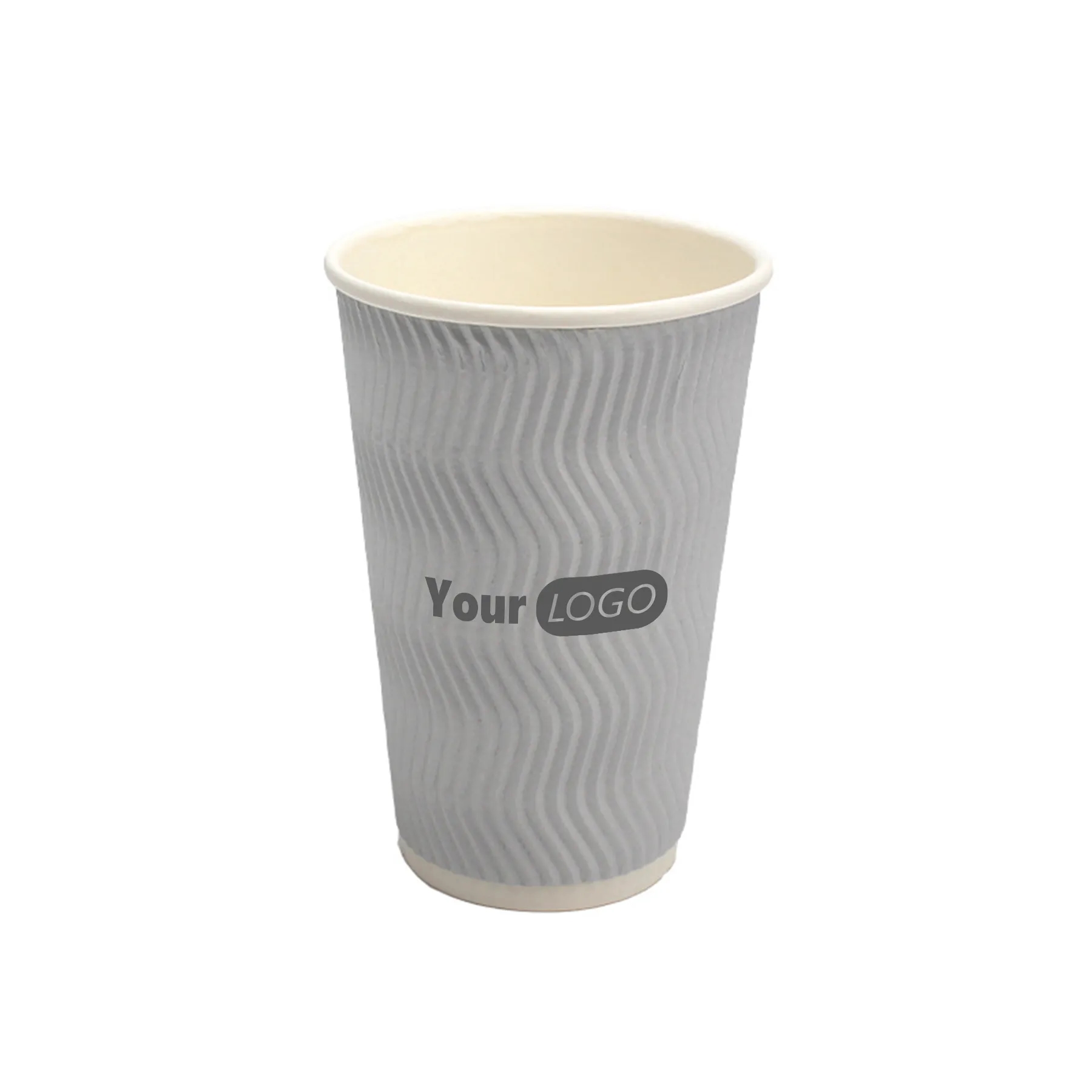 Paper 50 Disposable Double-Layer Corrugated Cup 2
