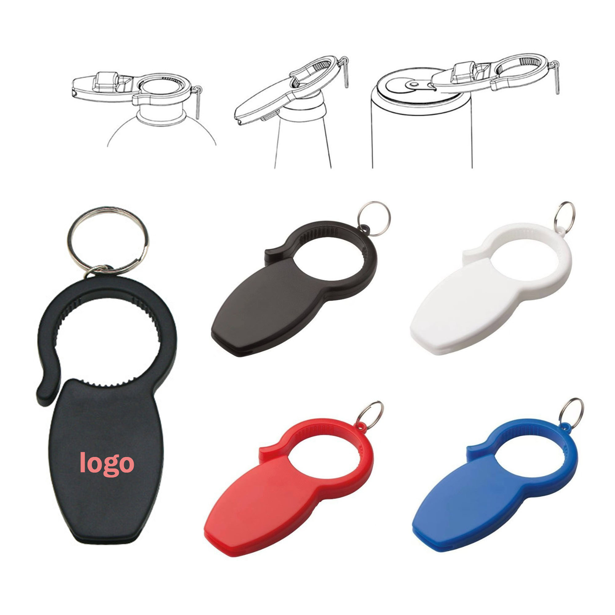 Keychain Beer and Beverage Bottle Opener 3