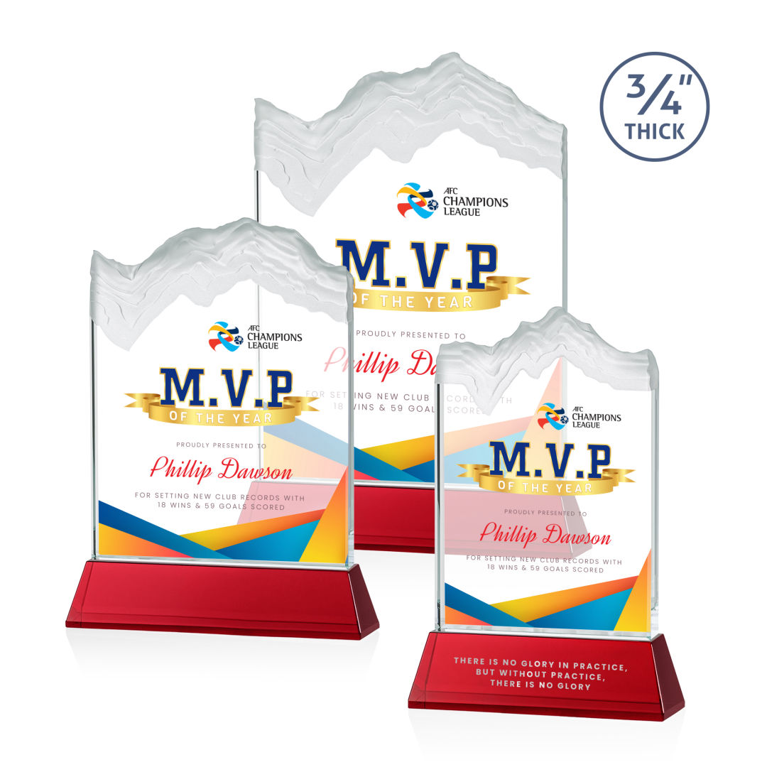 Kilimanjaro VividPrint™ Award on Newhaven - Red