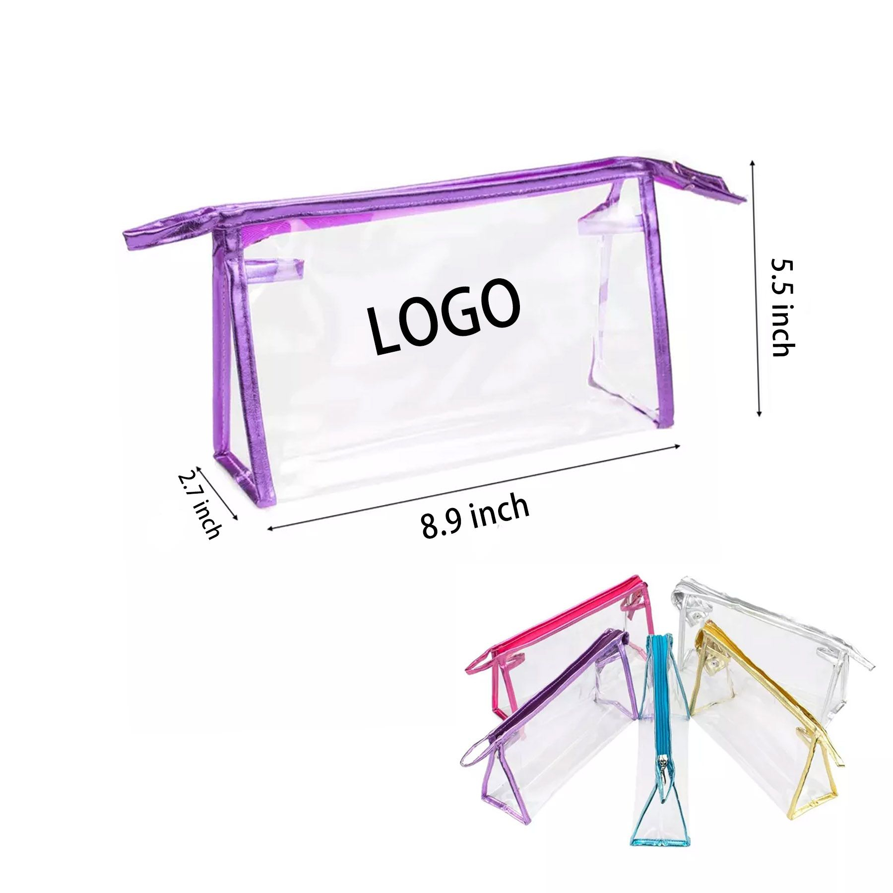 PVC Transparent Travel Cosmetic Bag 2