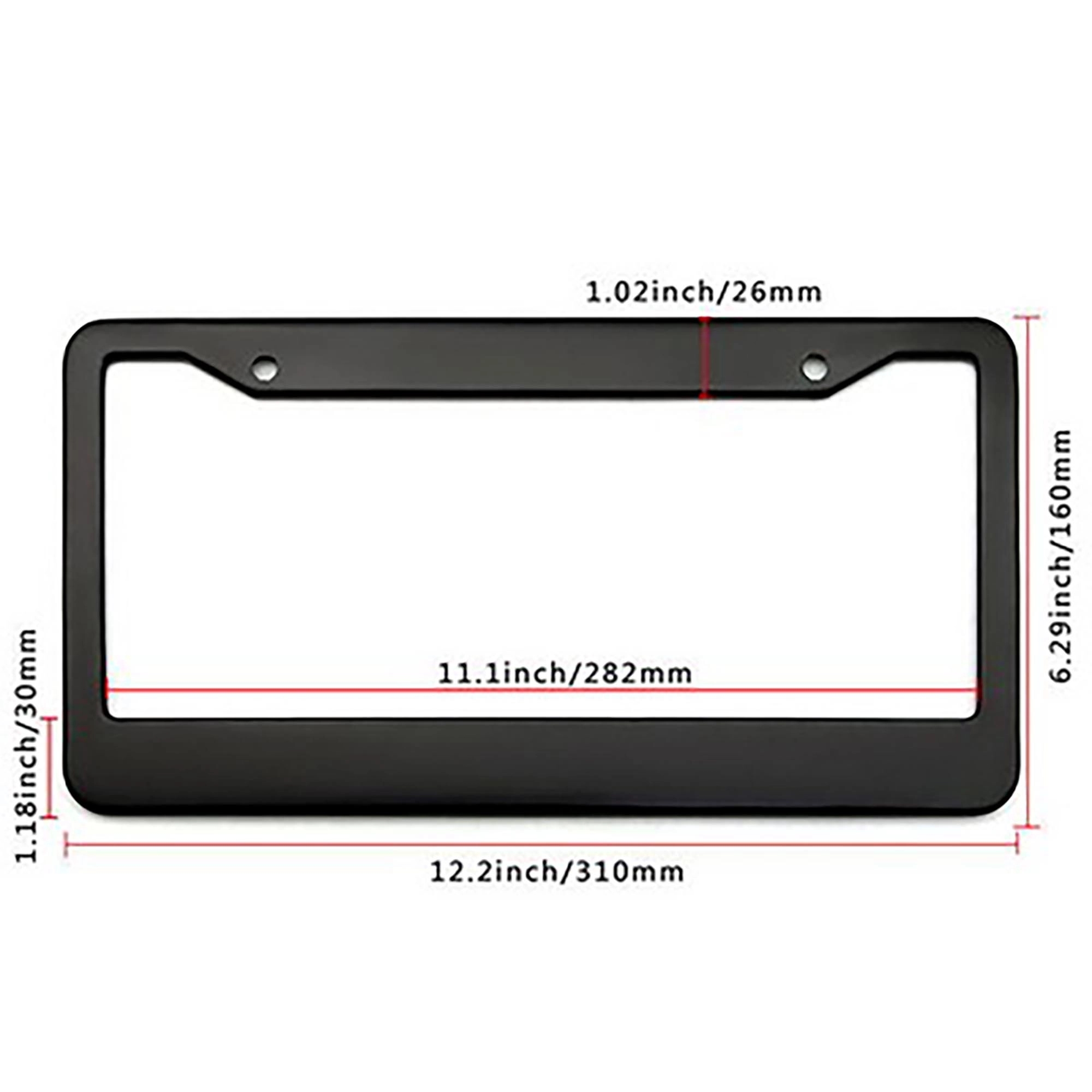 Metal Car License Plate Frame 3