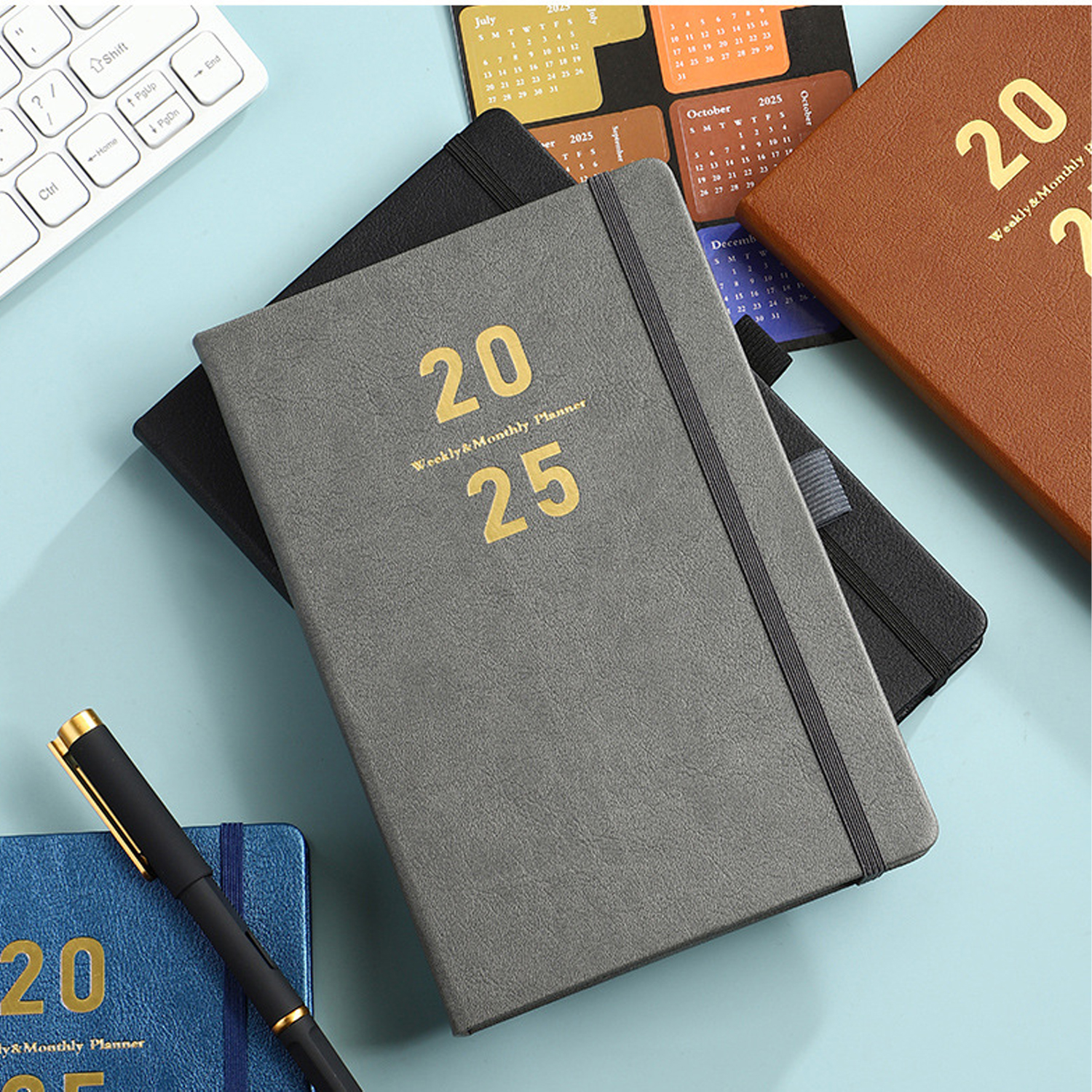 2025 A5 PU Leather Hard Cover Notebook 11