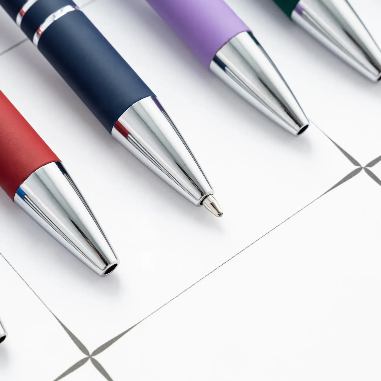 Metal Ballpoint Pen With Stylus Tip Silver 12