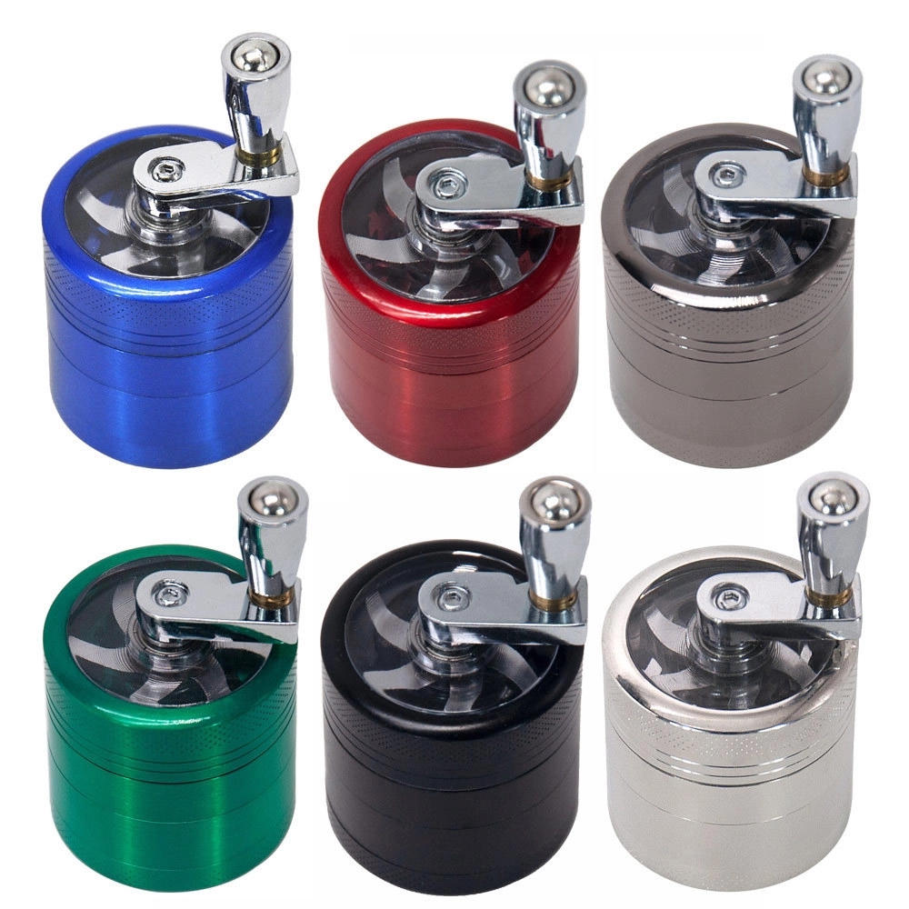 4-Layer Hand Crank Herb Grinder 8