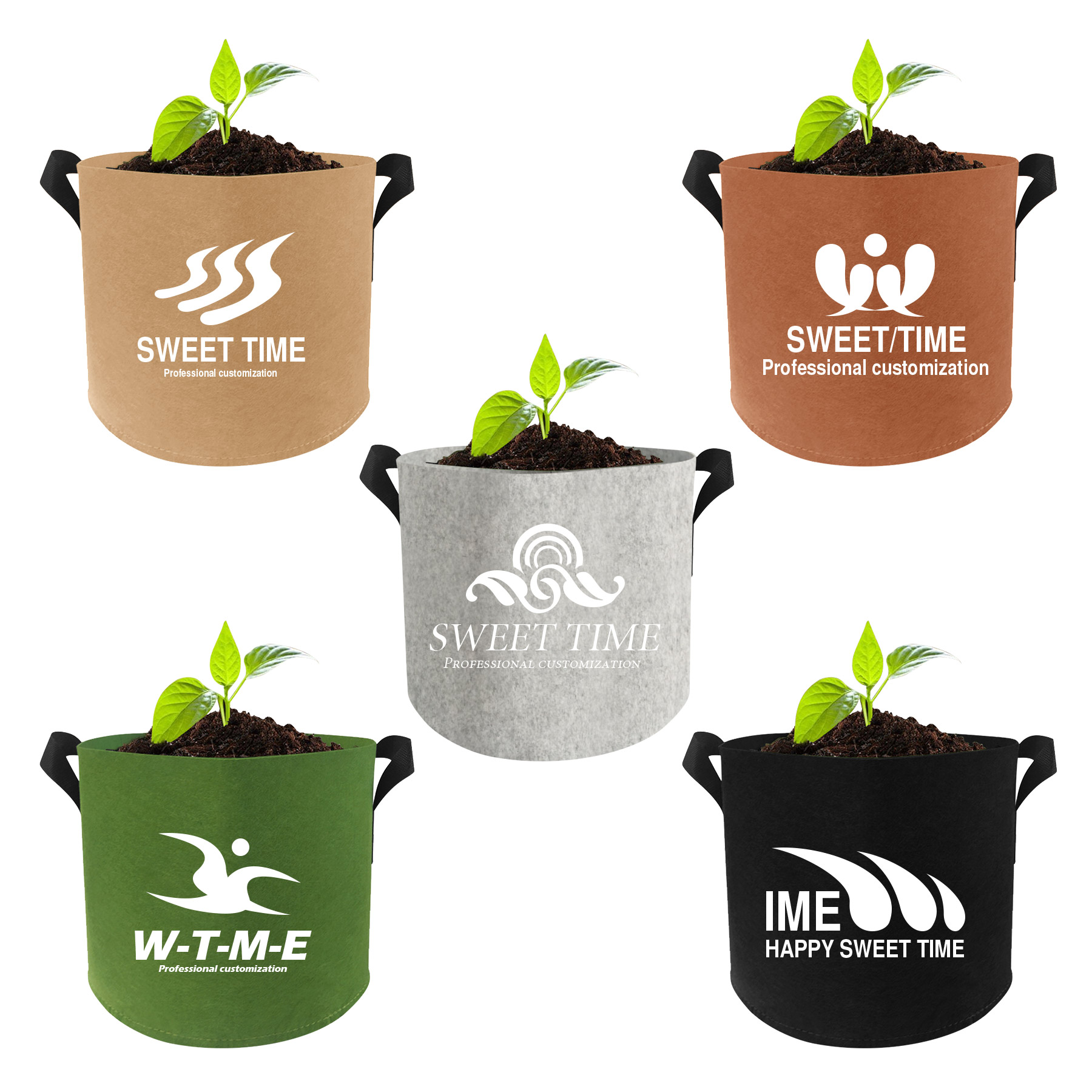 Plant Grow Bag With Handles 2