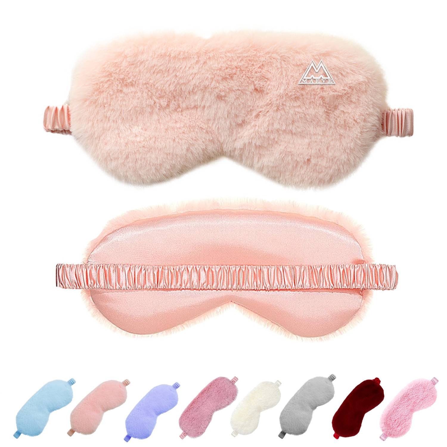 Rabbit Hair Blackout Sleep Mask