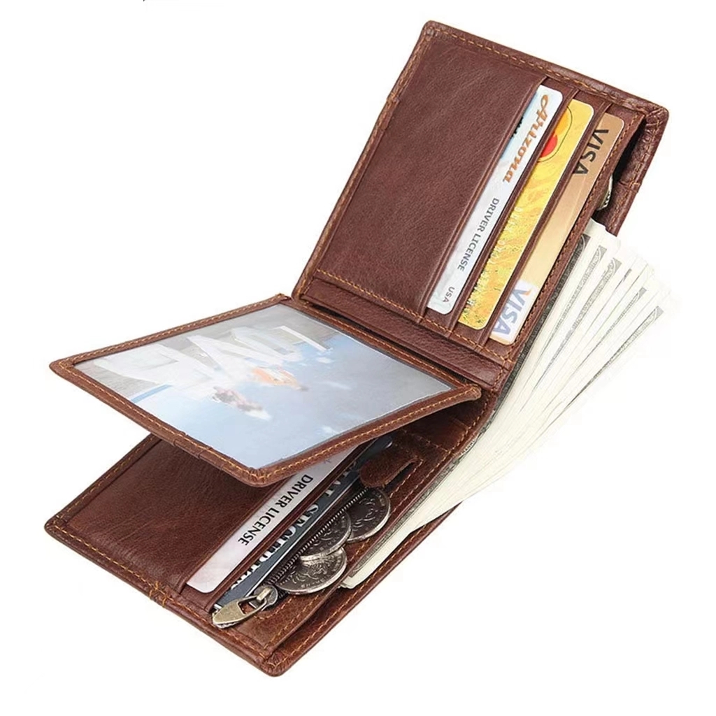 Custom Genuine Leather Wallet For Men Women 4