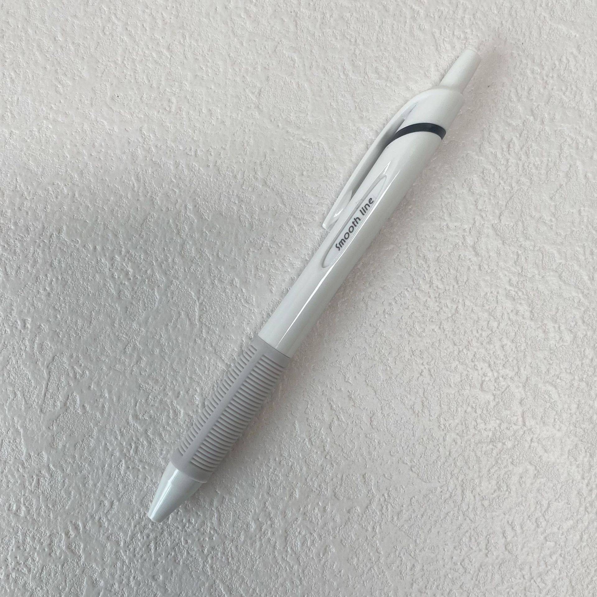Quick drying soft grip rubber air cushion press neutral pen 2