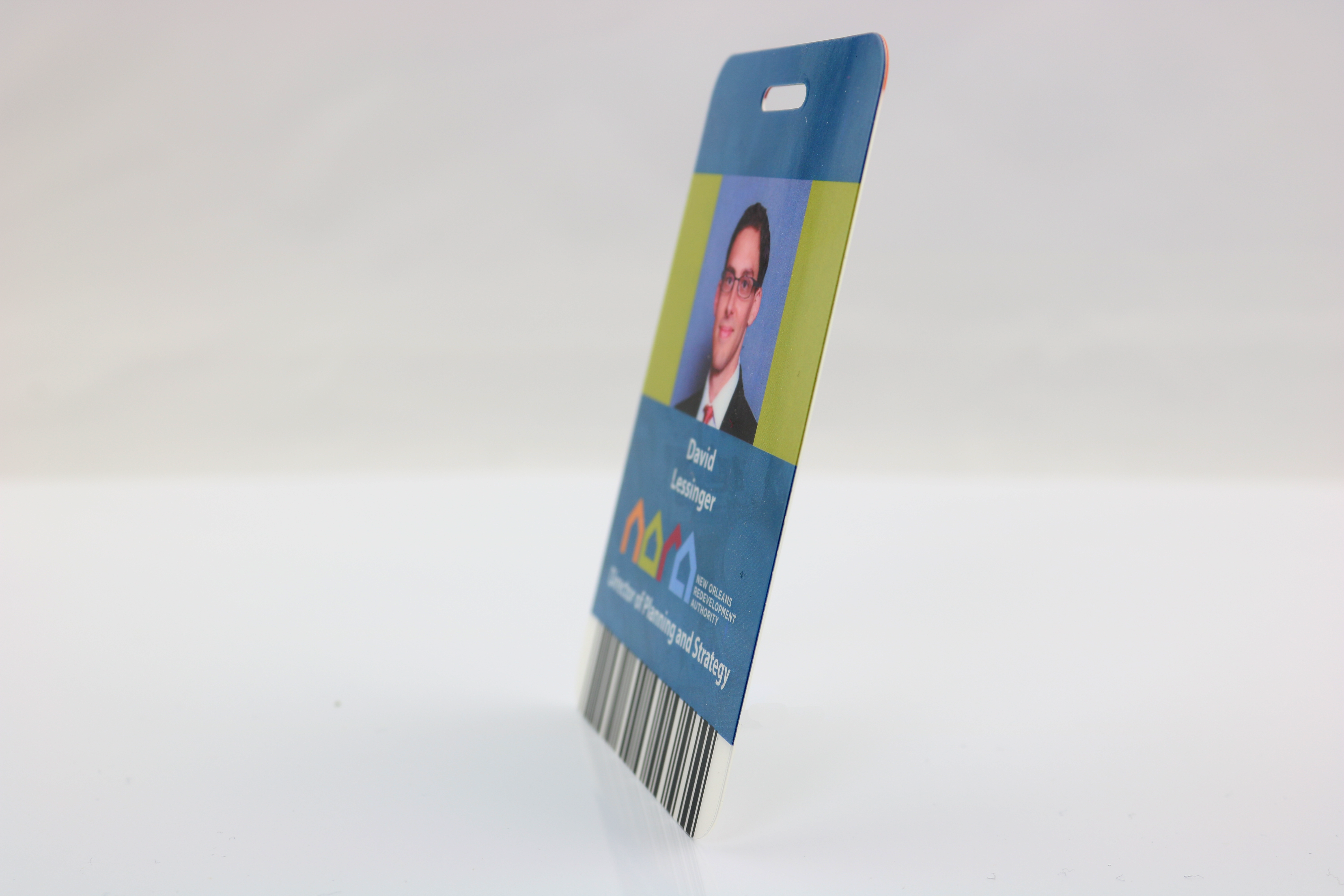 The Parthenon full color badge with a personalized photo 2 1/8"x3 3/8" 5