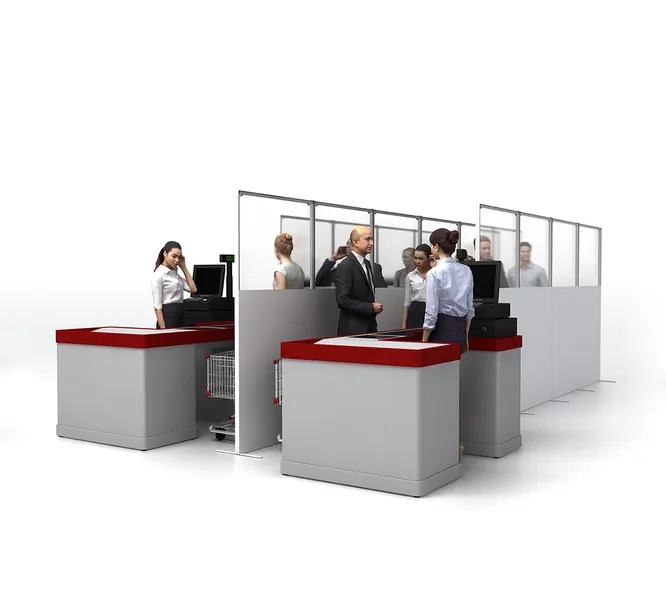 SEG Portable Straight Line Queuing Panel 2