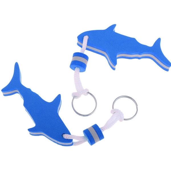 Shark Shaped EVA Floating Keychain 2