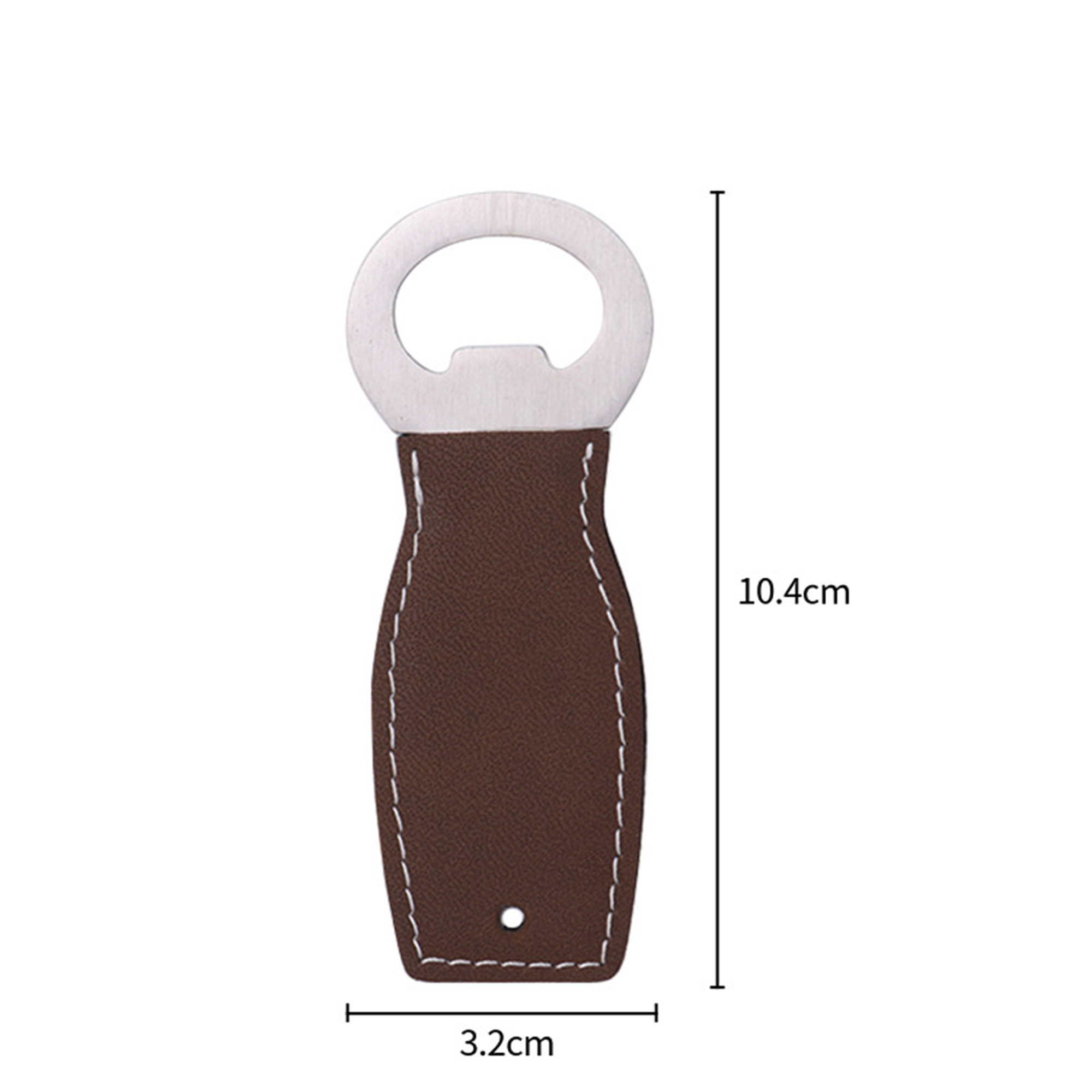Custom Vegan Leather Bottle Opener 4