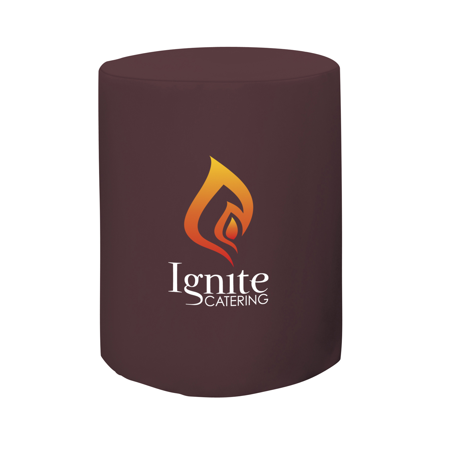 Bar-Height Round Fitted Table Throw (Full-Color Front Only) 2