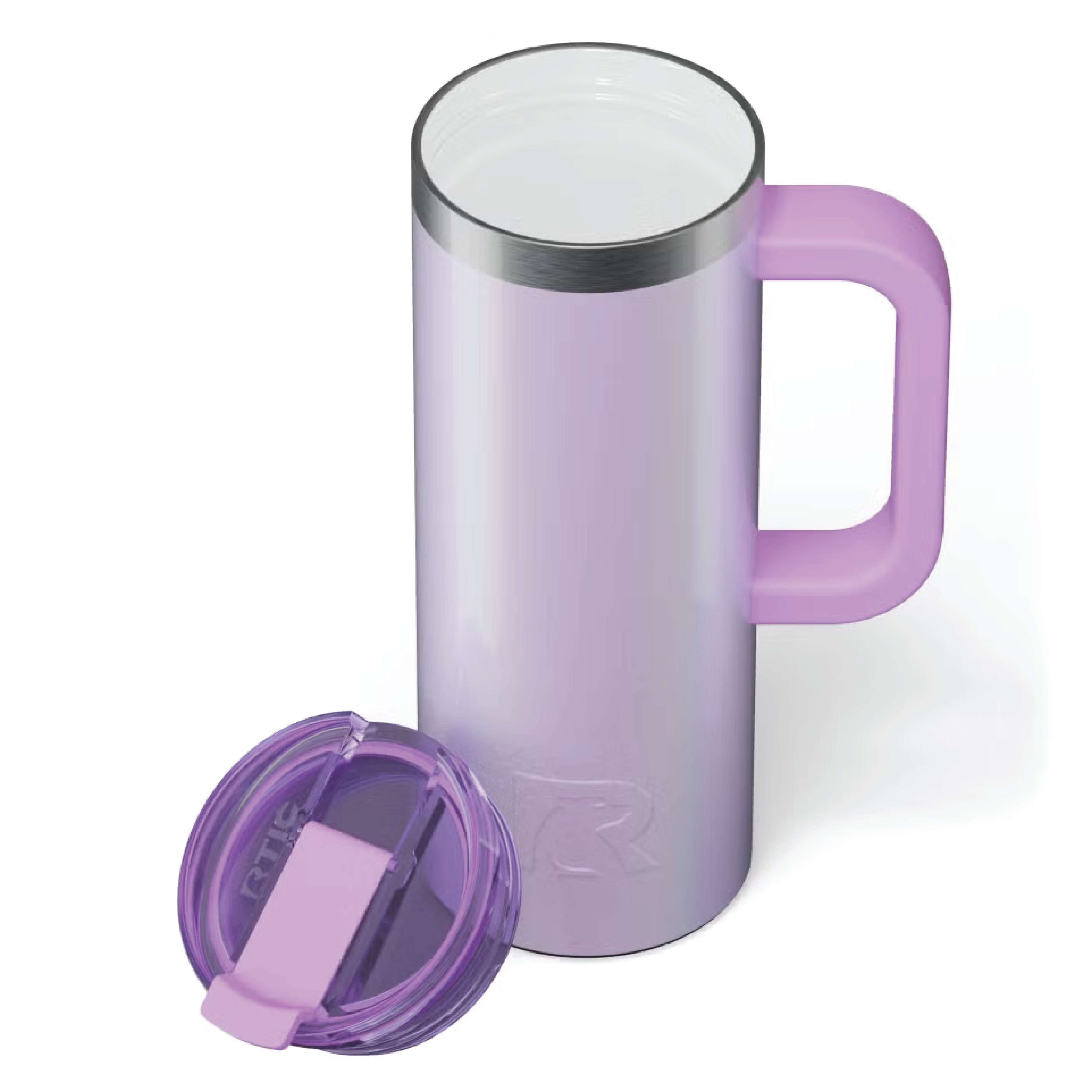 RTIC 20oz Ringed Stainless Steel Ceramic Lined Travel Mug 51