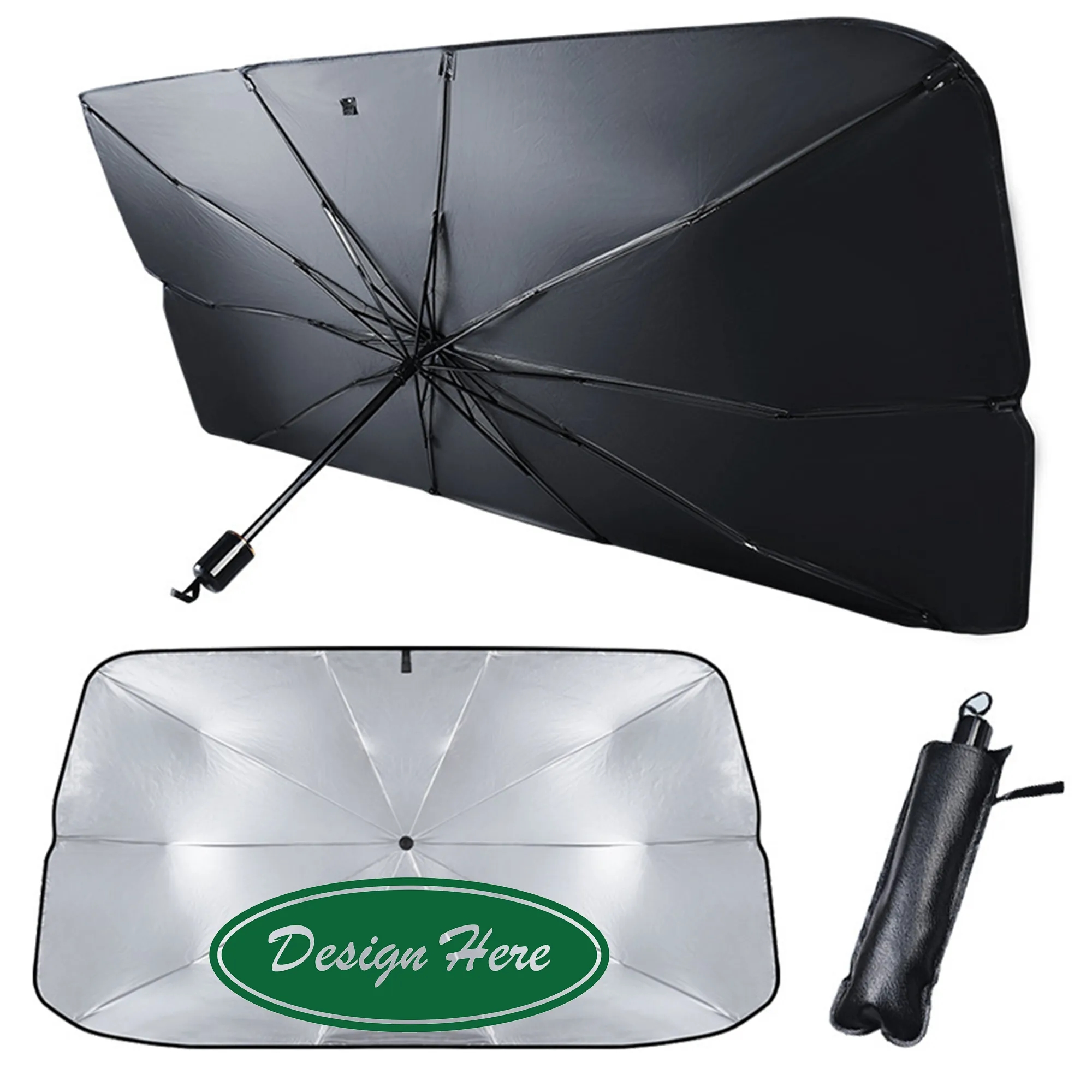 Umbrella Style Car Sunshade 1