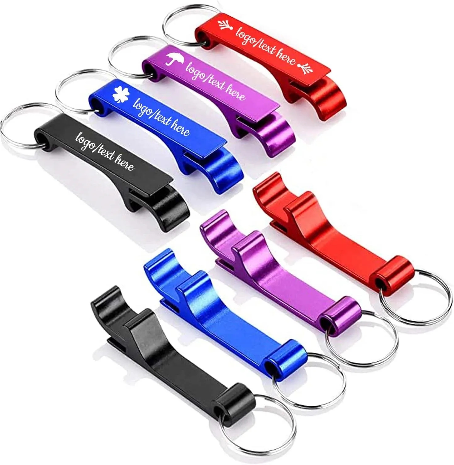 Colorful  Can Bottle Opener With Keychain Ring 4