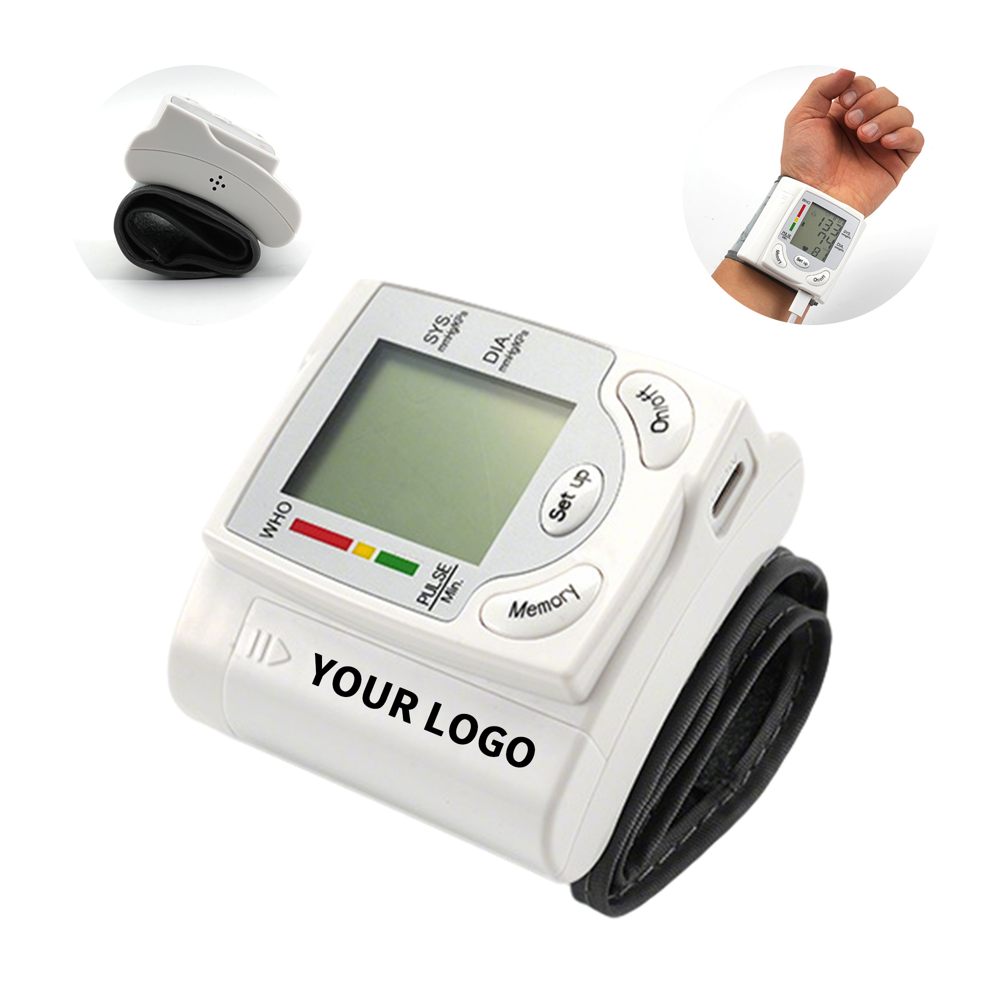 Digital Wrist Blood Pressure Monitor With LCD Display 1