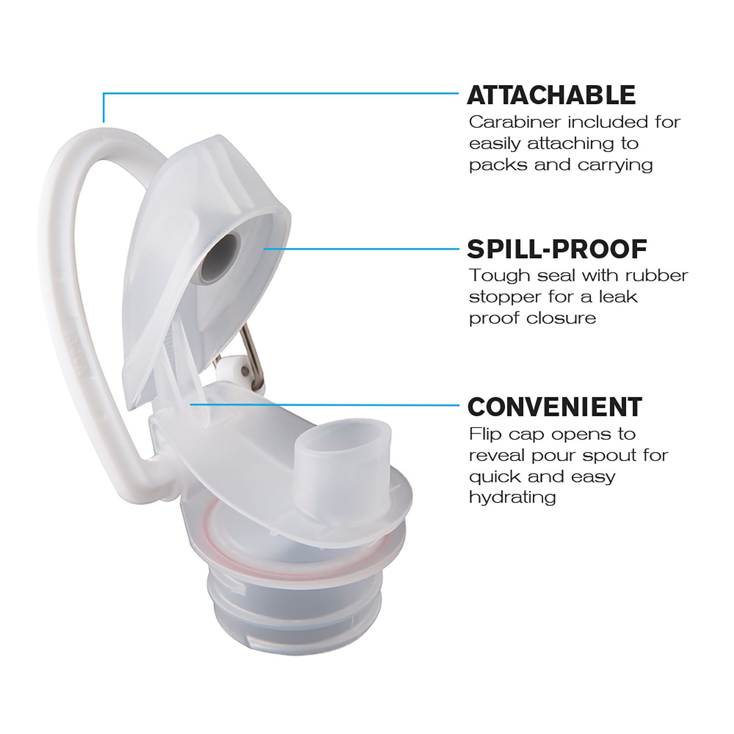 Vapur® Solids Folding Anti-Bottle 1L 4