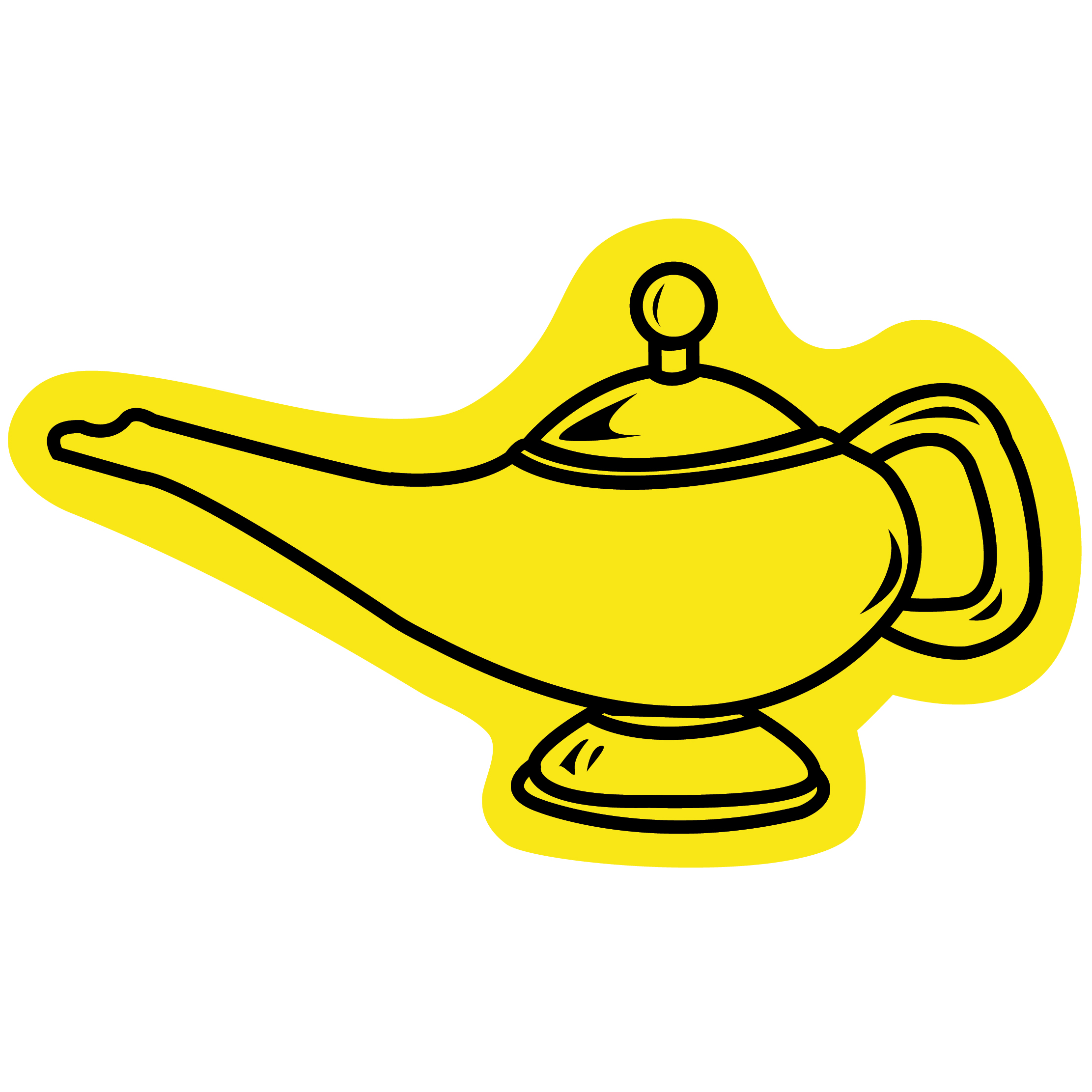 Genie Lamp Shape Sponge 17