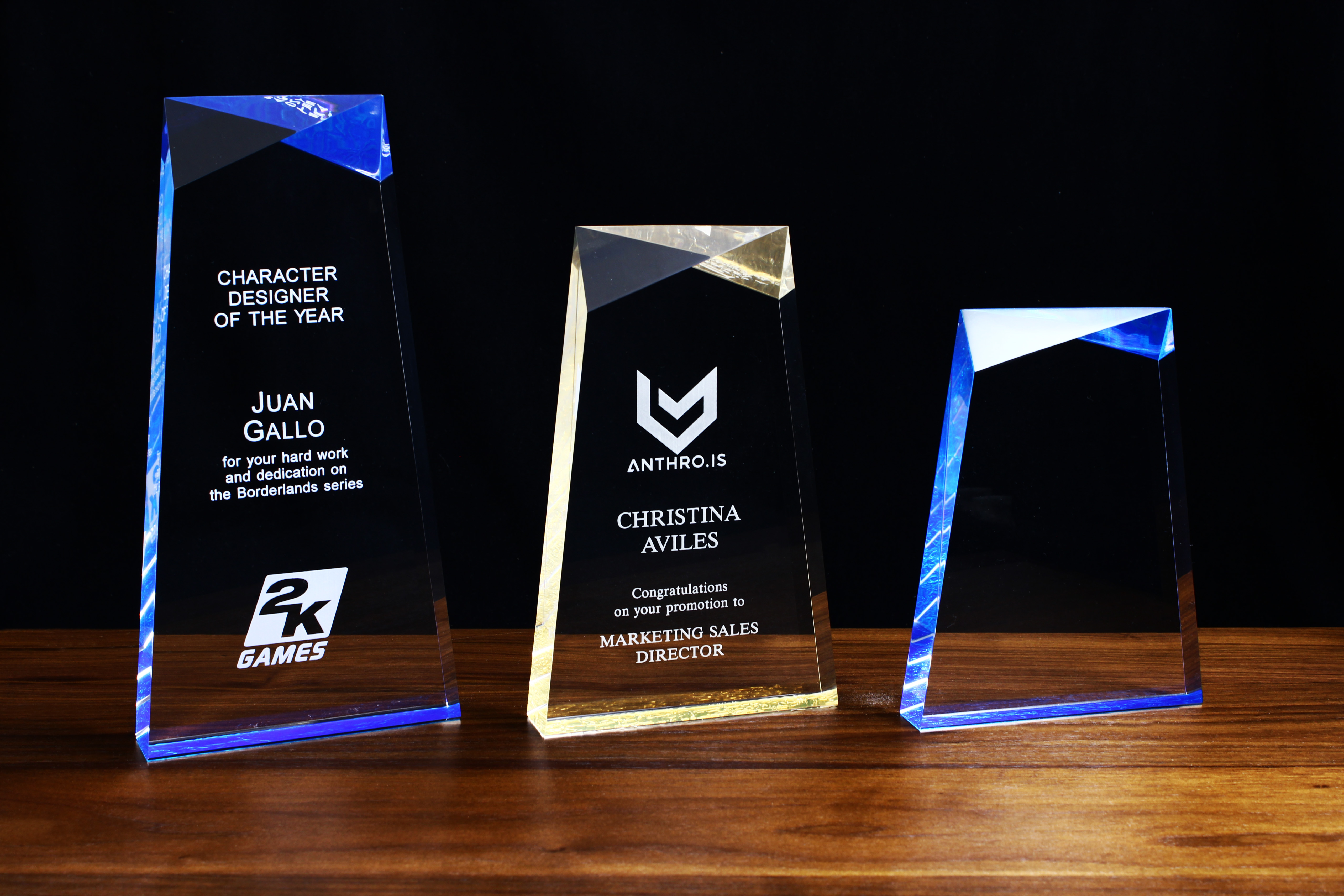 Lucite Lexus Award (9''x4'') 2