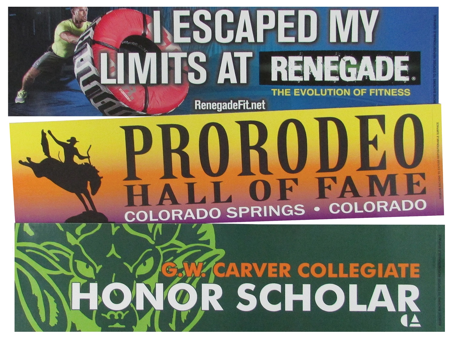 Repositionable Bumper Sticker 2