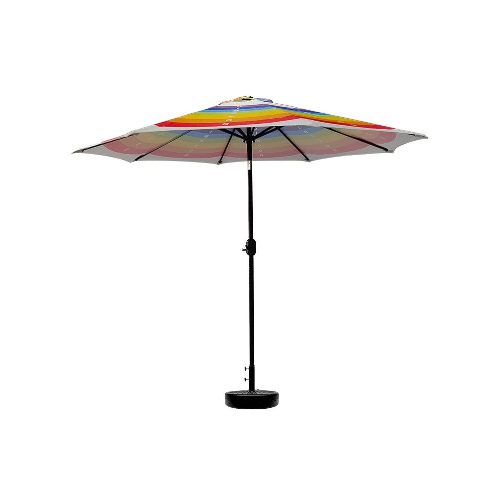 9' Heavy Duty Full Color Market Umbrella (Full Color) 1