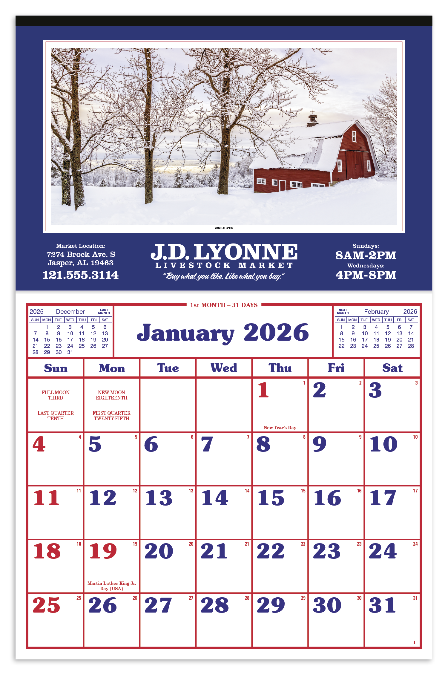 Skinner & Kennedy® Large Everyday Farm Memo 140