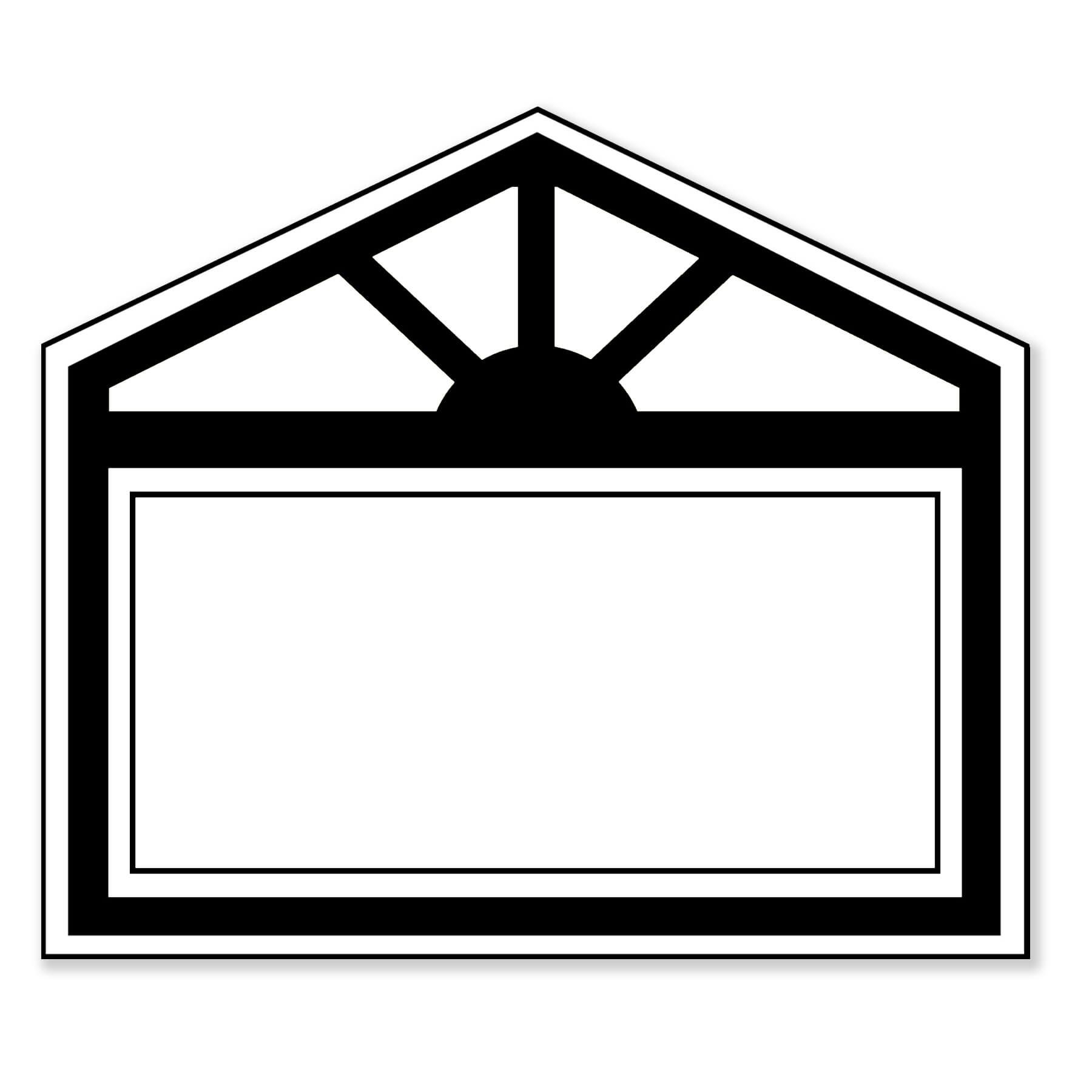 House 2.8"H x 3.25"W NoteKeeper™ Magnet 35 Mil 1