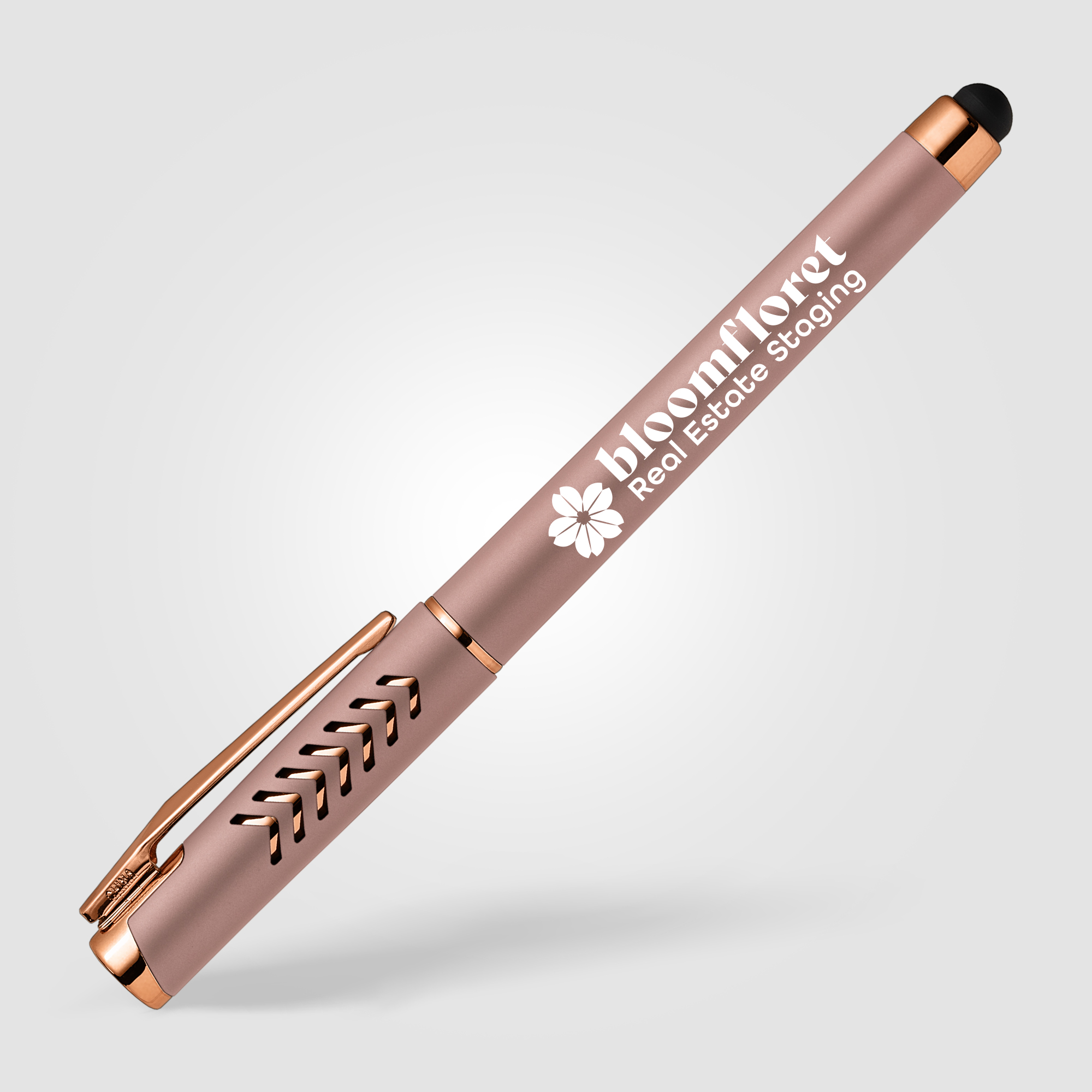 Hollywood Rose Gold Gel Pen w/Stylus 27