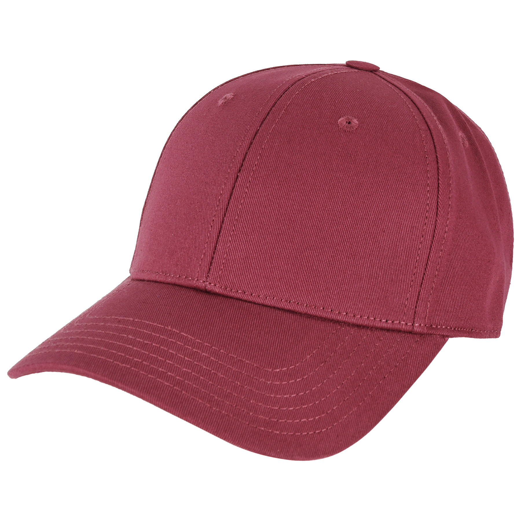 Classic 6-panel Curved Brim Baseball Cap With Plastic Snapback Clousure (MOQ: 1pc) 2