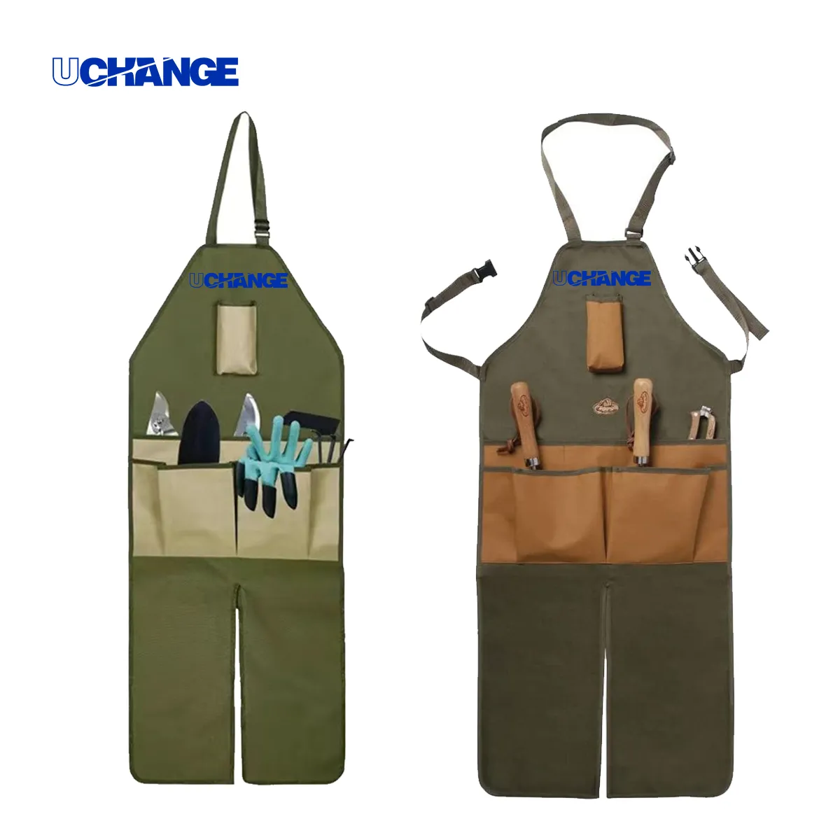 Heavy-Duty Garden Apron With Leg Guards & Pockets 2