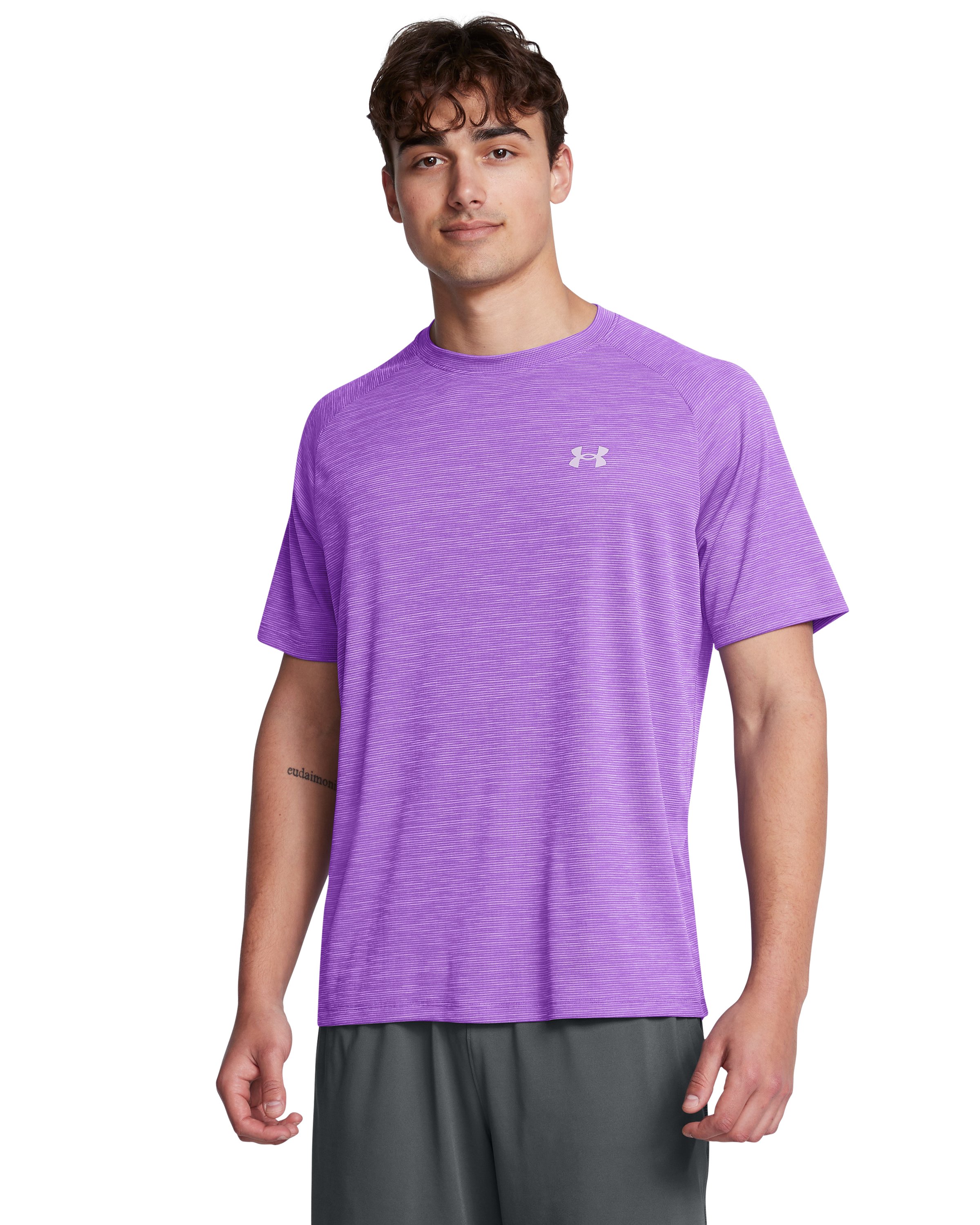 UA Tech Textured Men's Short Sleeve 3