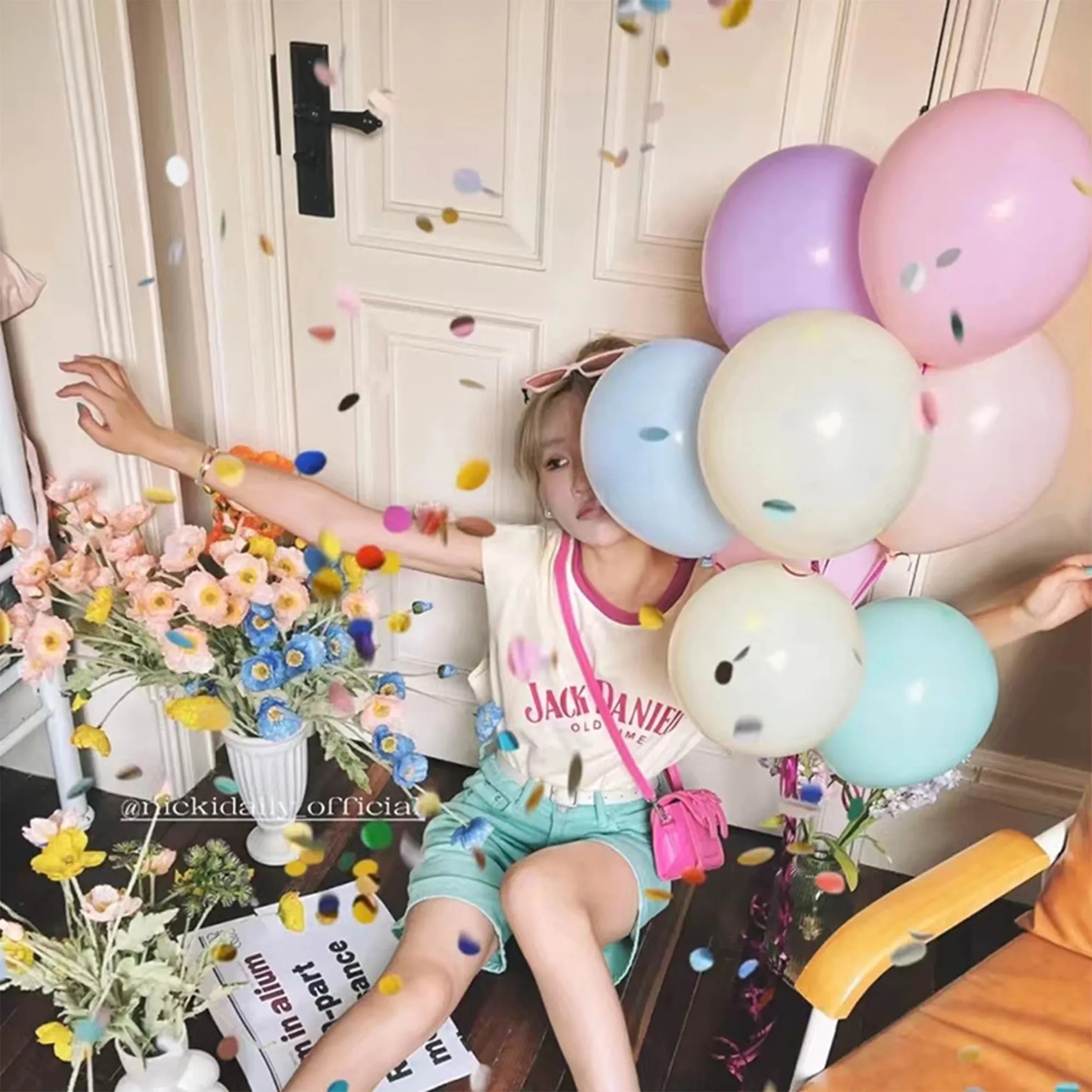 Matte Latex Balloon 10 Inch Thick Round Party Decor 2