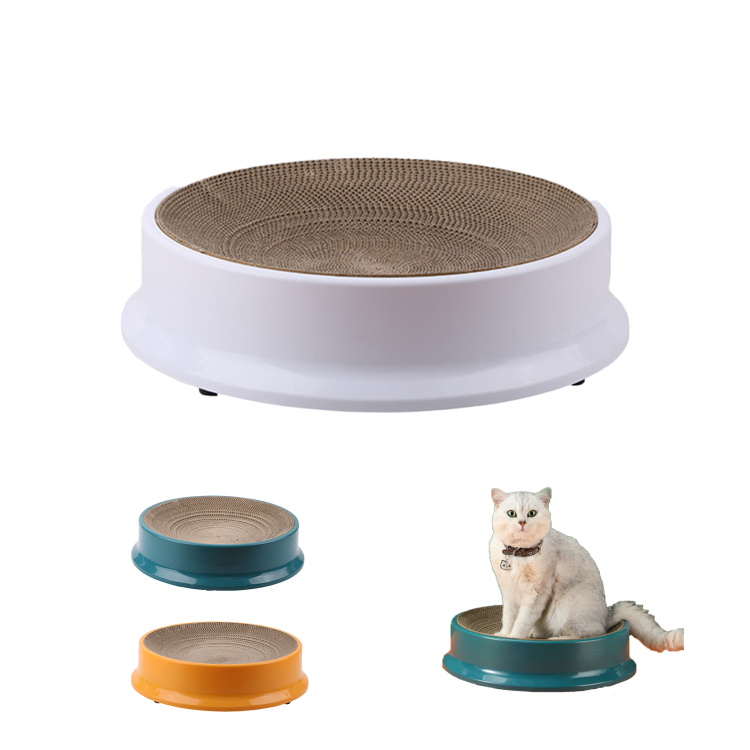 Corrugate Cat Scratch Basin Long Couch 3